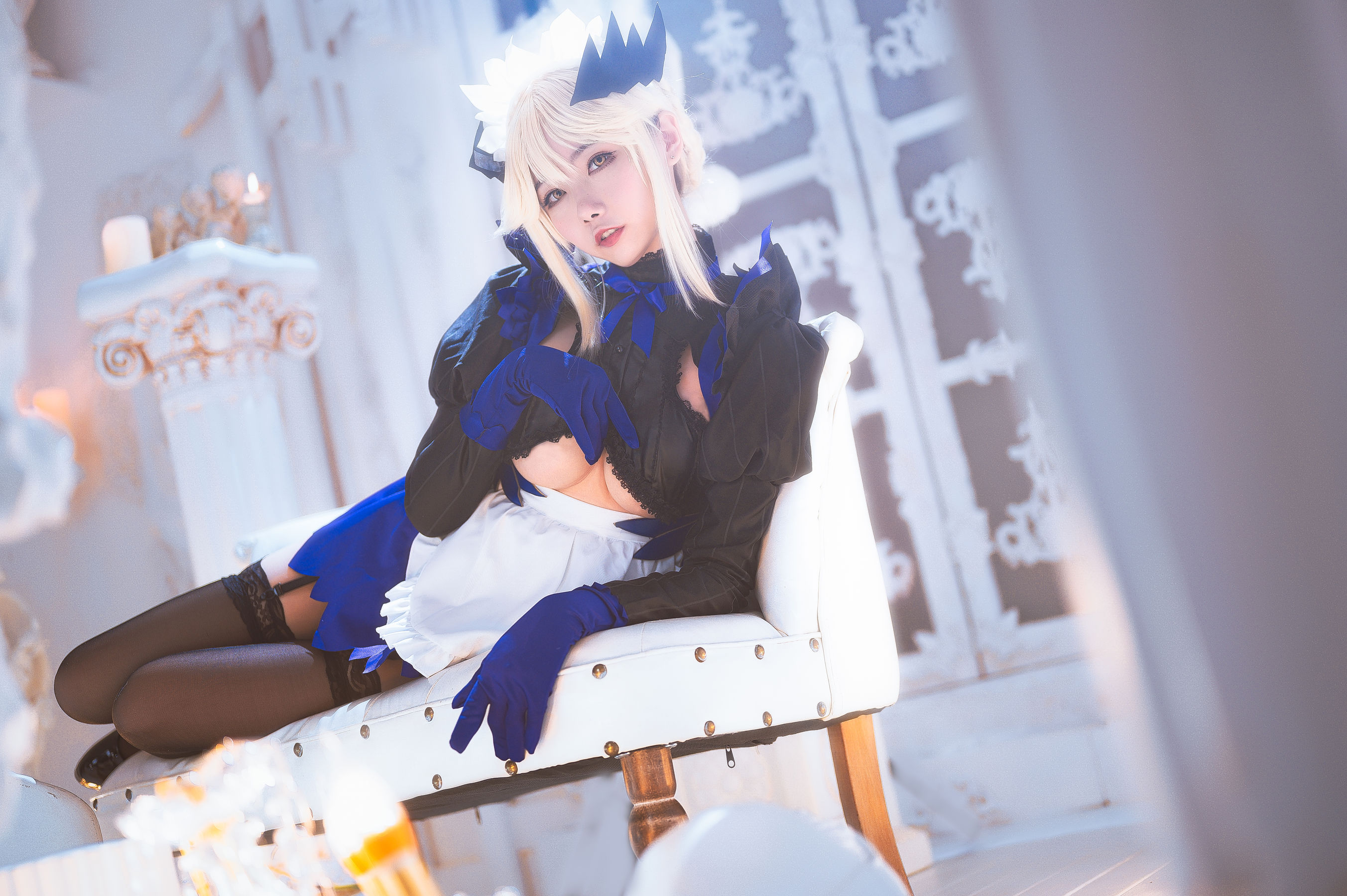 微博妹子Momoko葵葵 – 黑枪呆女仆 [20P]