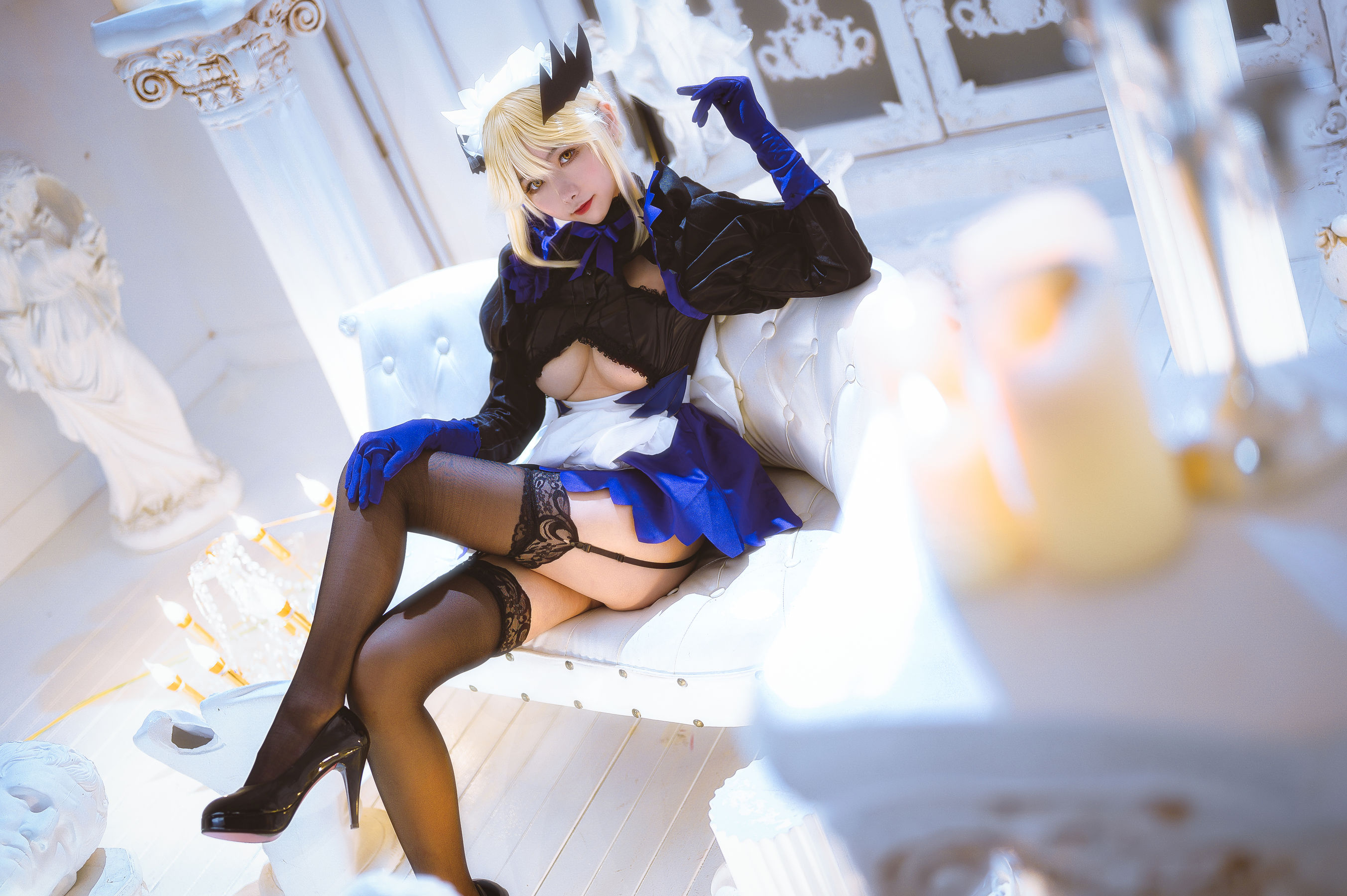 微博妹子Momoko葵葵 – 黑枪呆女仆 [20P]