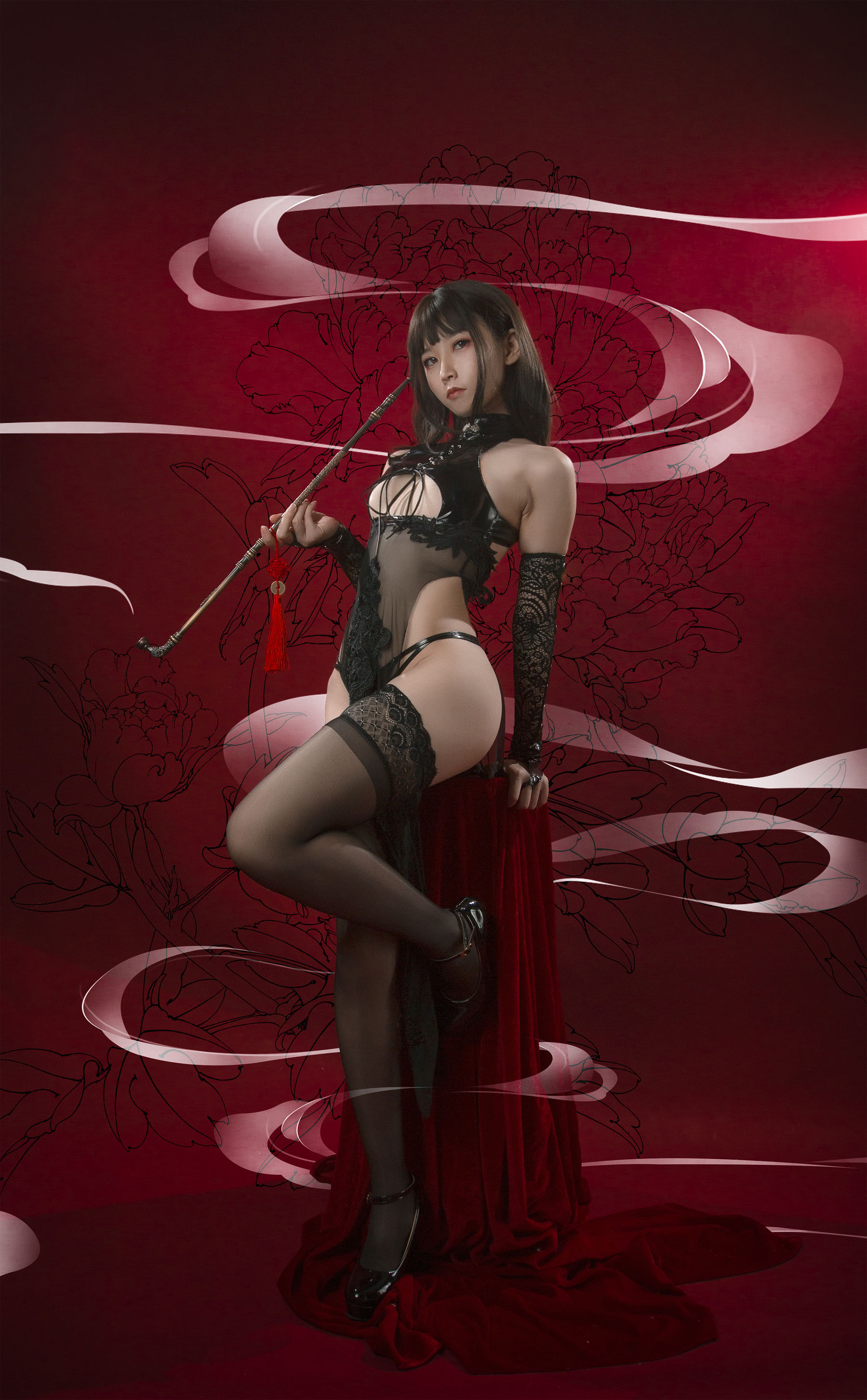 动漫博主uki雨季 – 靡烟旗袍 [20P]