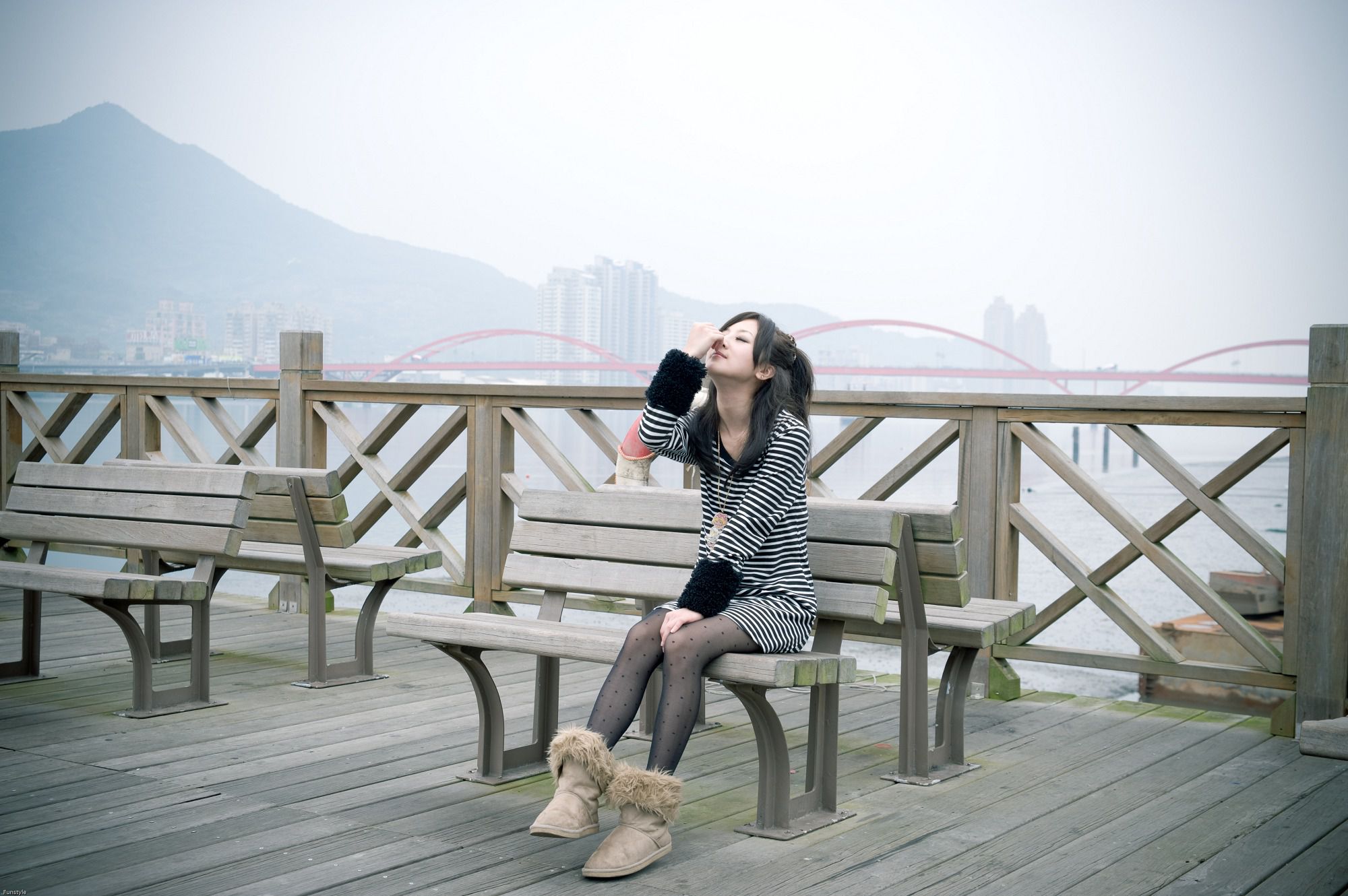 果子MM@张凯洁《關渡曲外拍》 [45P]