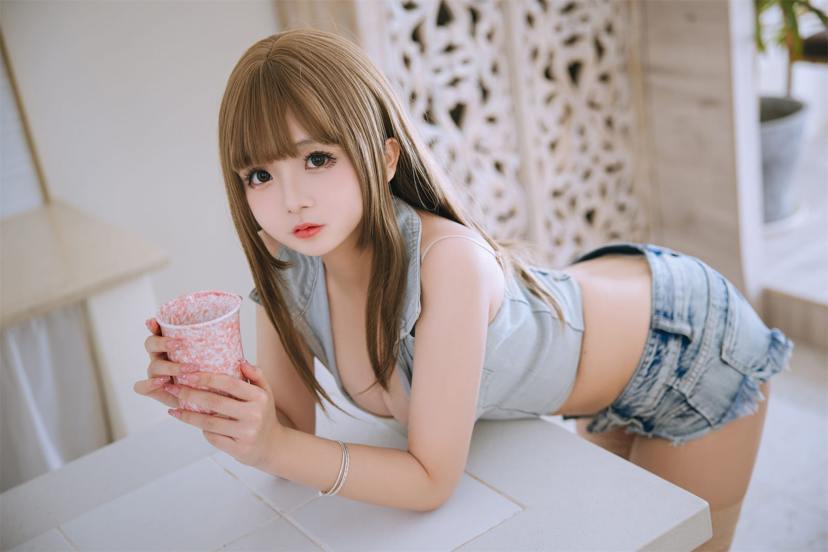 Cosplay日奈娇 – 牛仔姐姐 [66P]