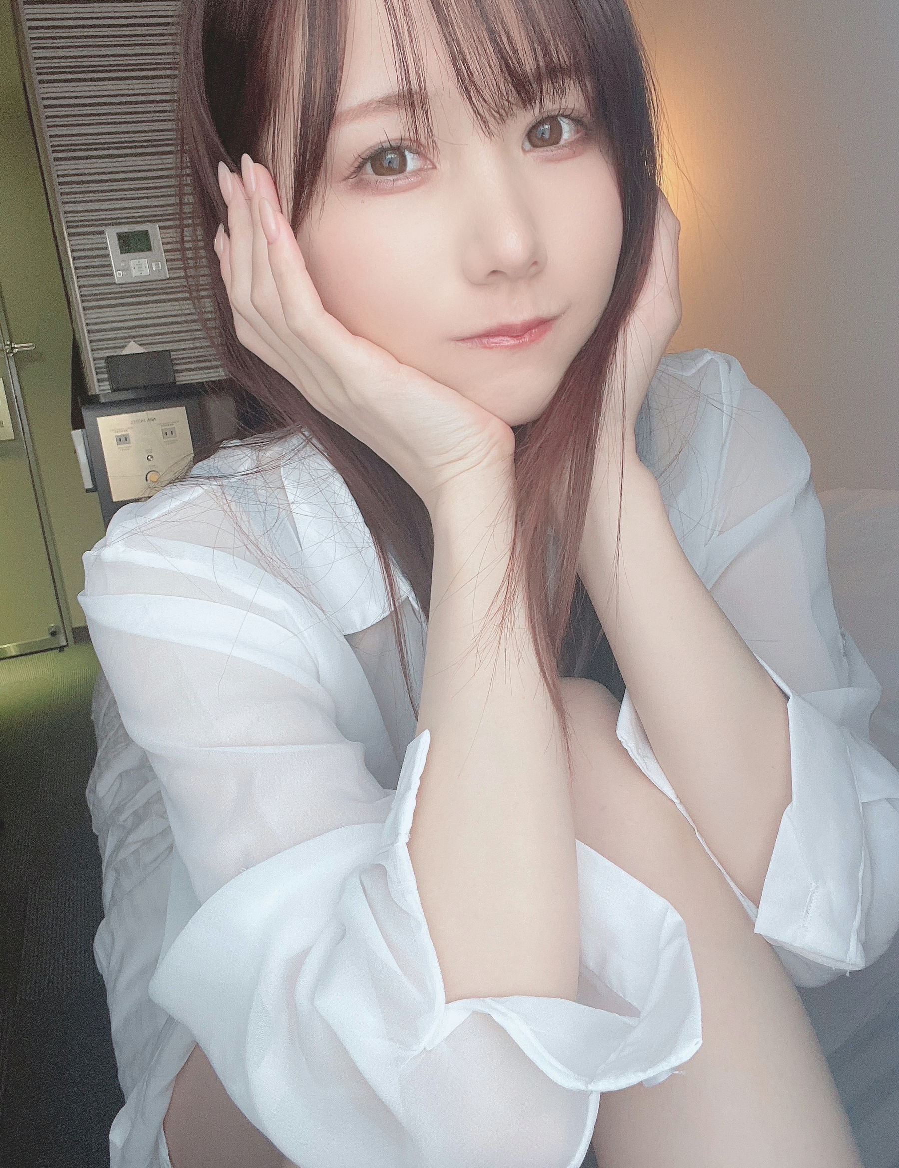 日本甜美COSERけんけん[fantia] 20220128-透けシャツ×ランジェリー [33P]