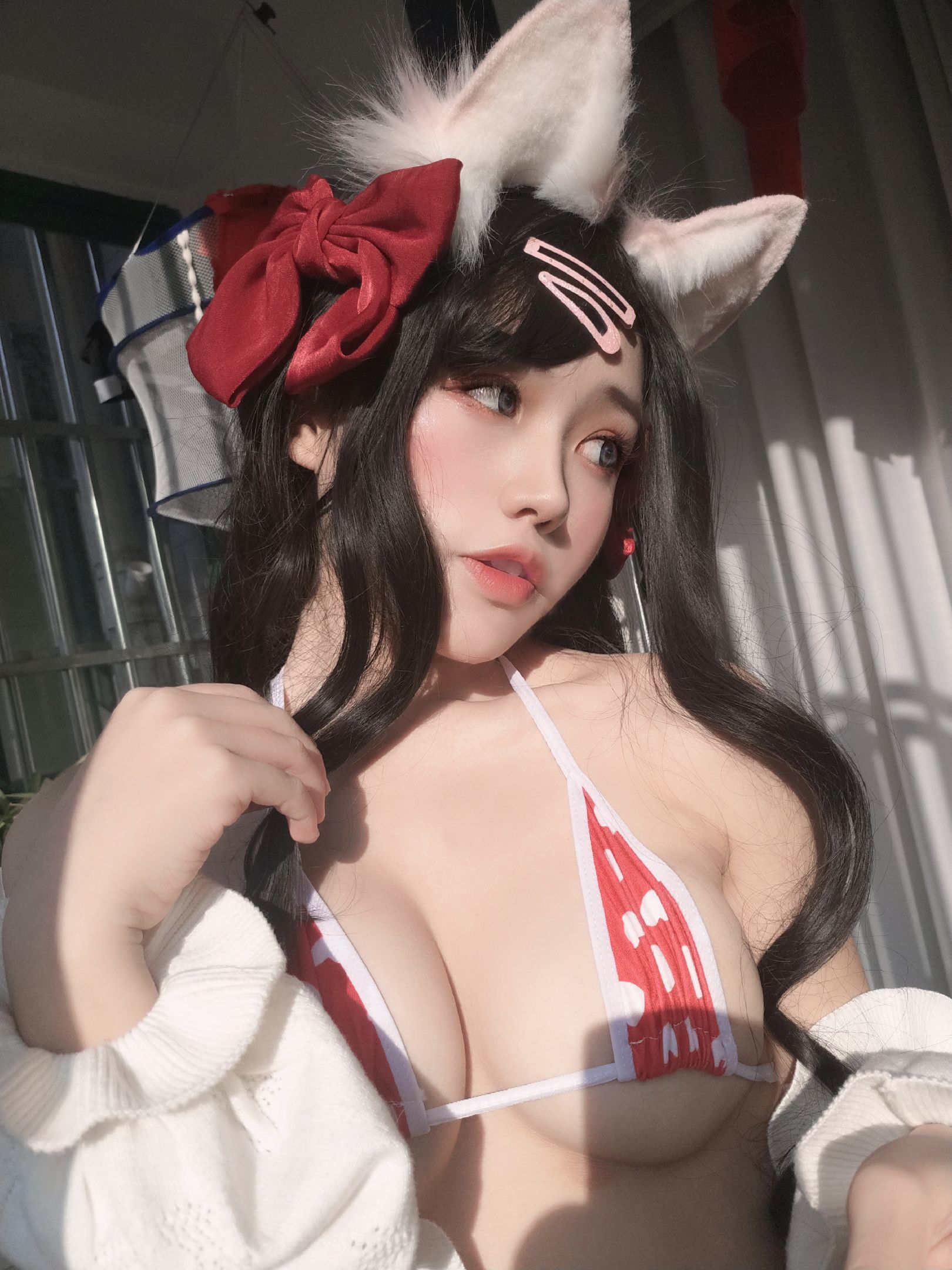 一笑芳香沁写真 窗与宠物猫 [25P]