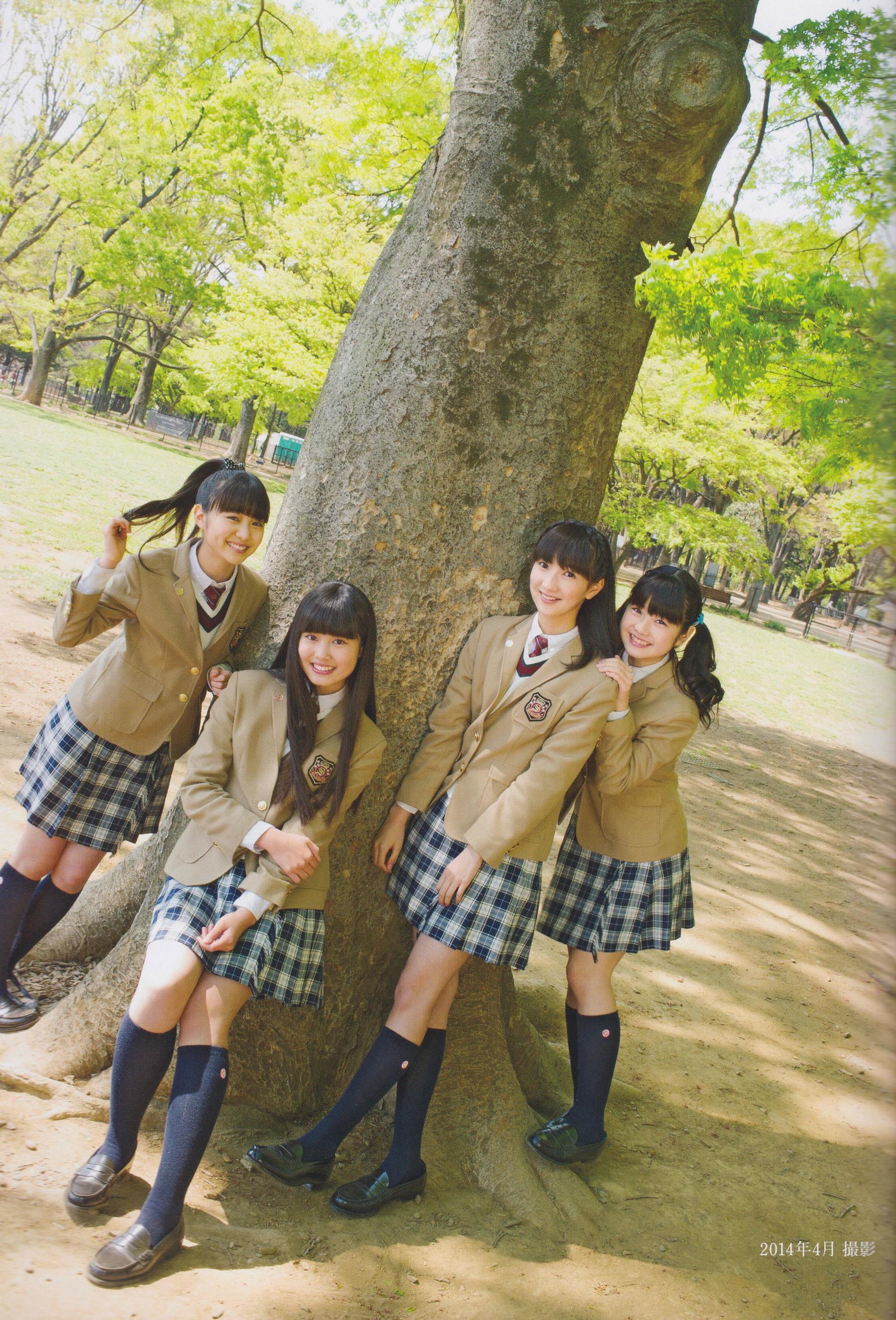 さくら学院 菊地最愛 水野由結 田口華 野津友那乃 2015年3月 卒業 [73P]