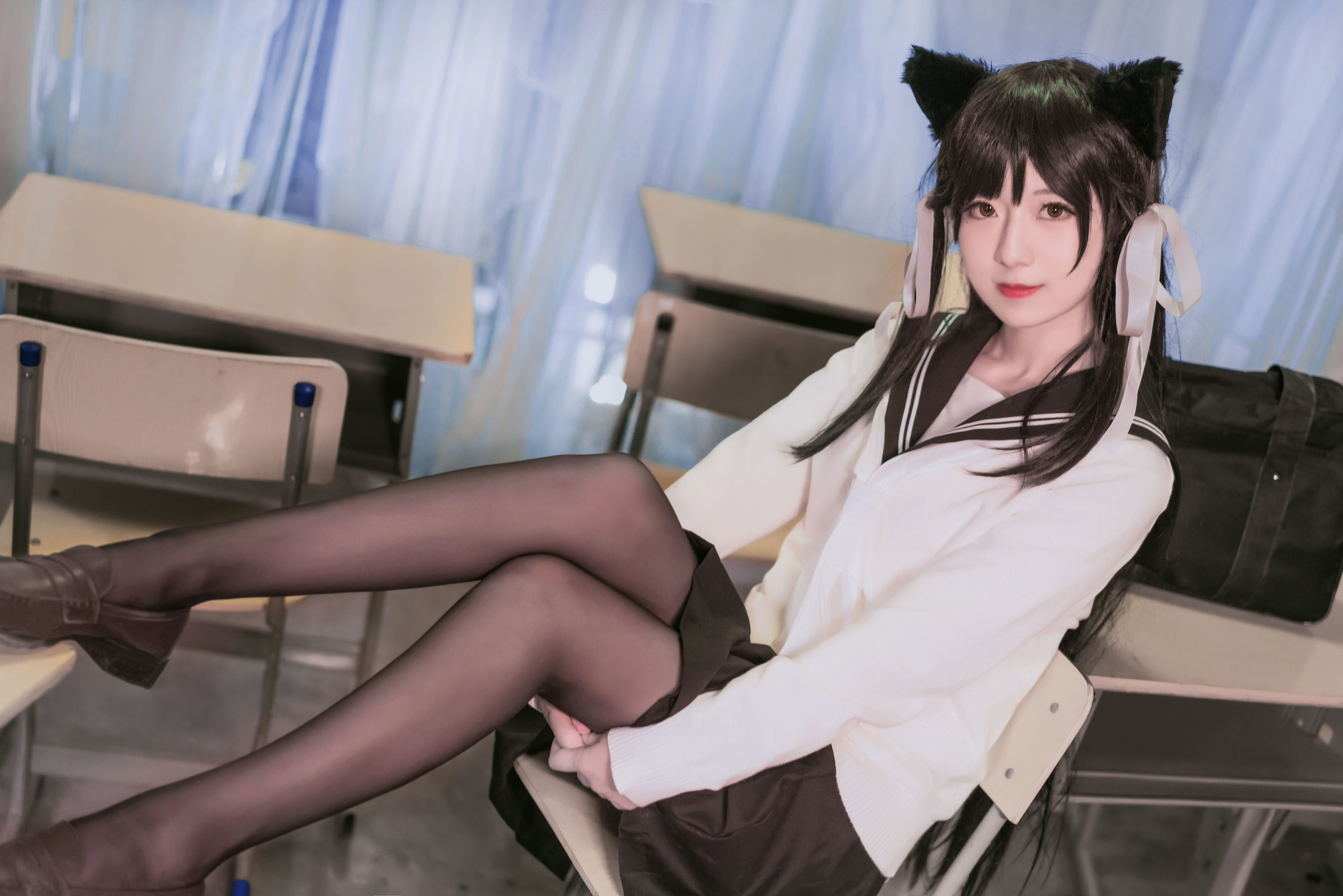 小姐姐弥音音ww 爱宕校服 [11P]