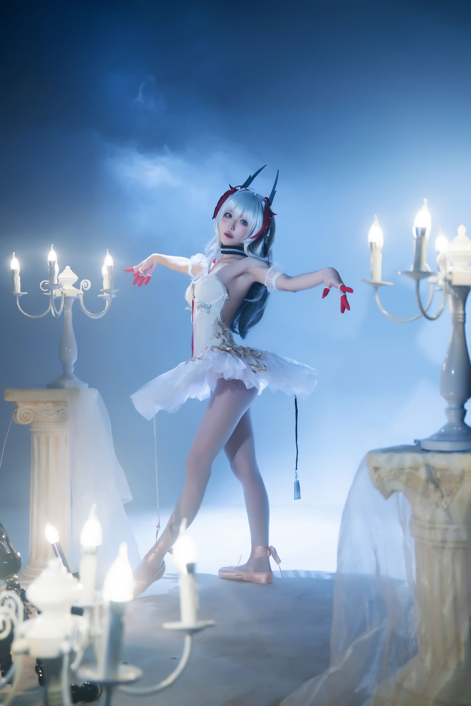 动漫博主阿包也是兔娘 – 明日方舟 芭蕾 [29P]