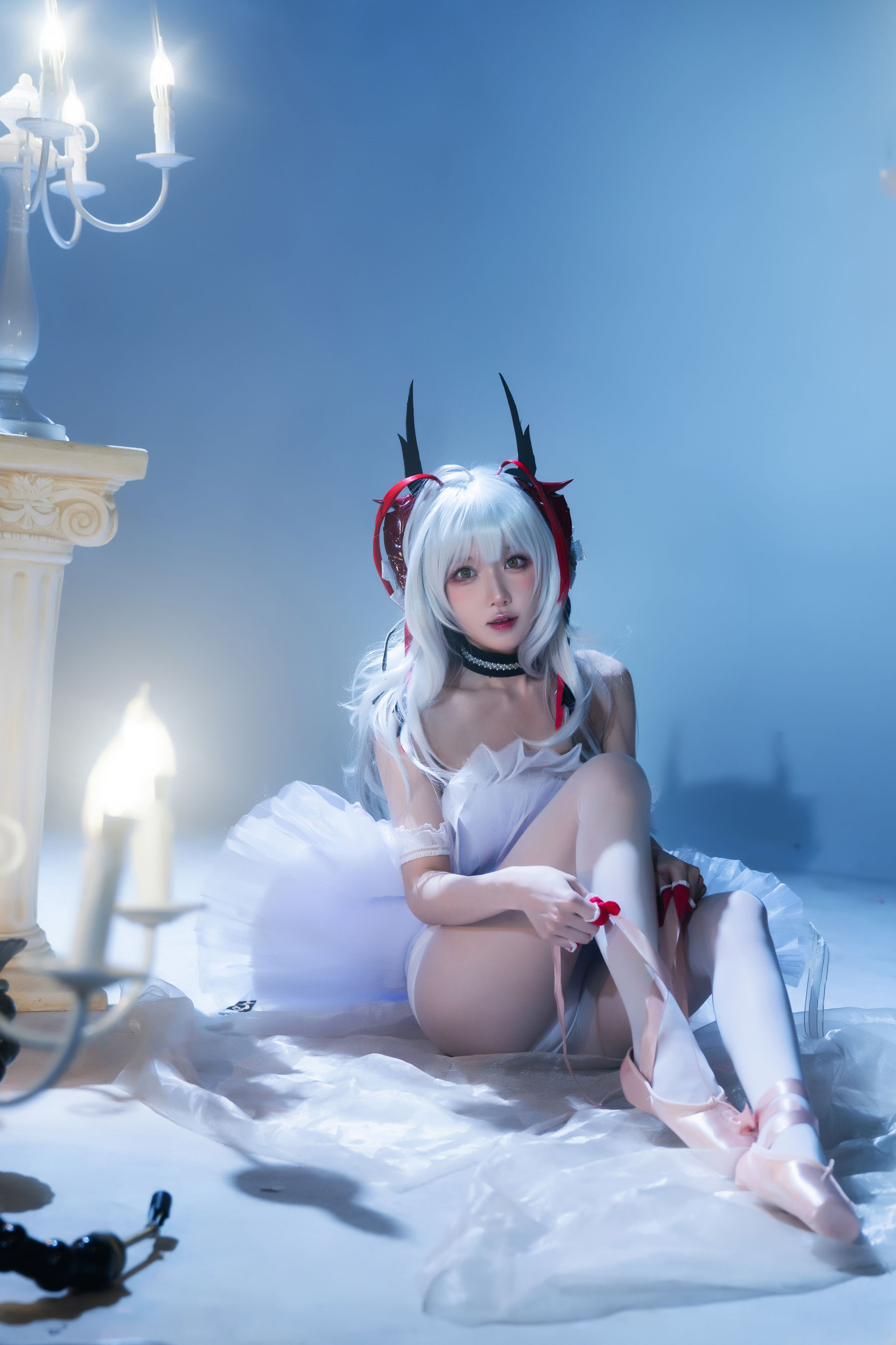 动漫博主阿包也是兔娘 – 明日方舟 芭蕾 [29P]