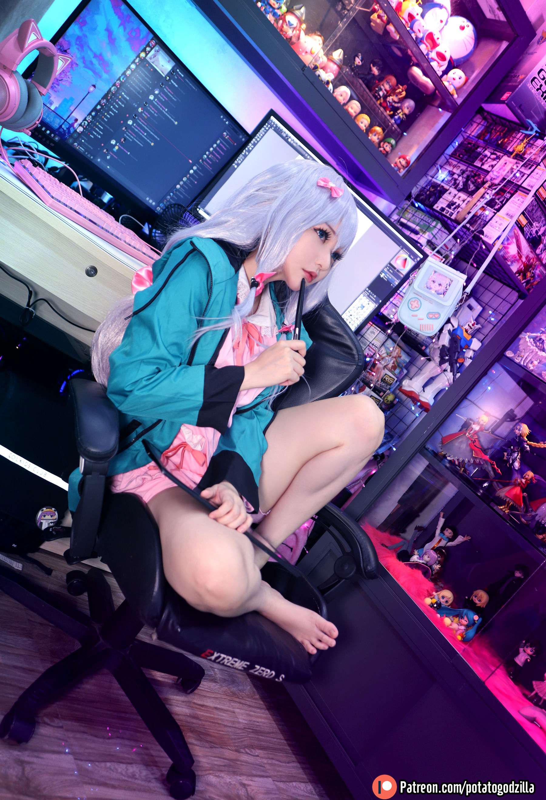 Coser小姐姐Potato Godzilla – Sagiri [39P]