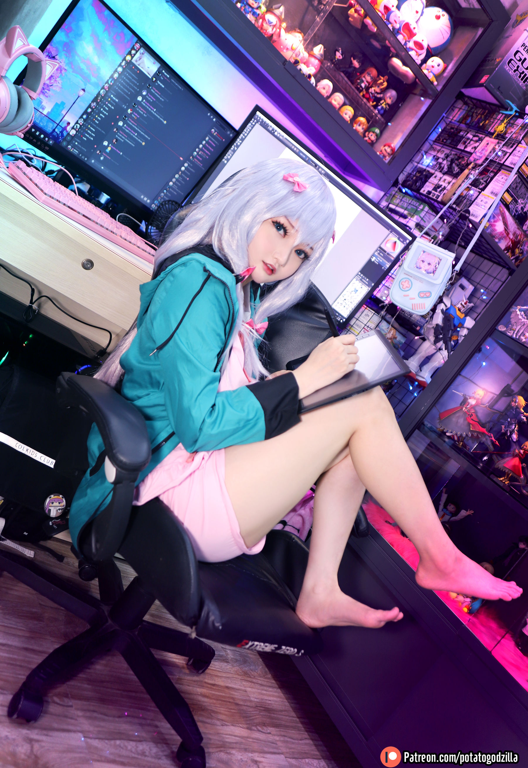 Coser小姐姐Potato Godzilla – Sagiri [39P]