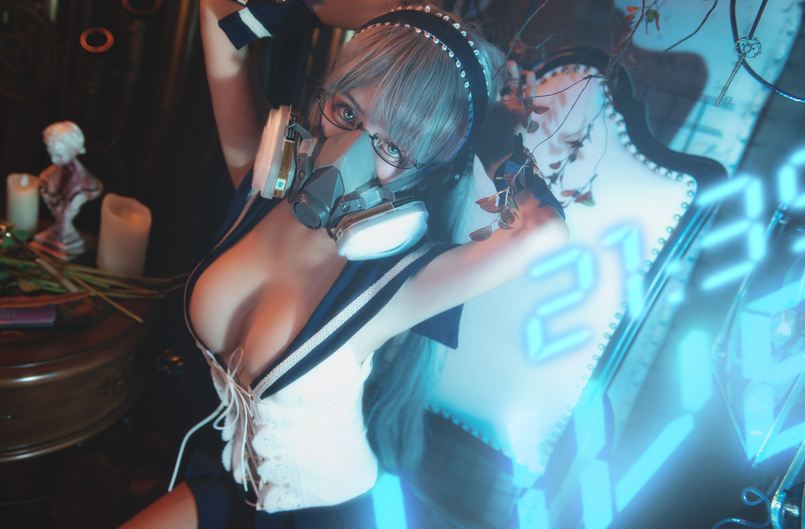 一笑芳香沁写真 – JK赛博 [9P]