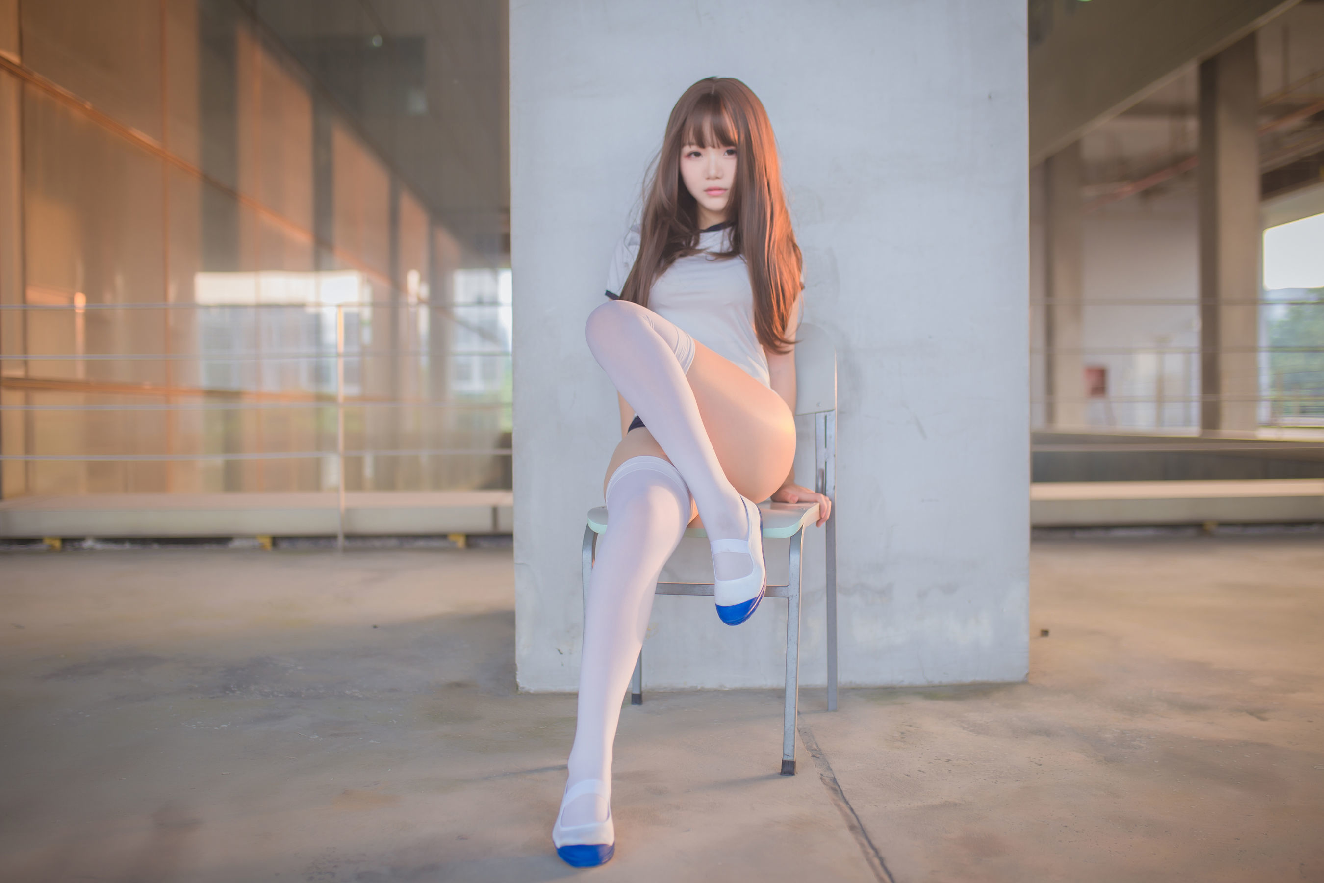 [萝莉COS] Yoko宅夏Cos – 白丝捆绑 [30P]