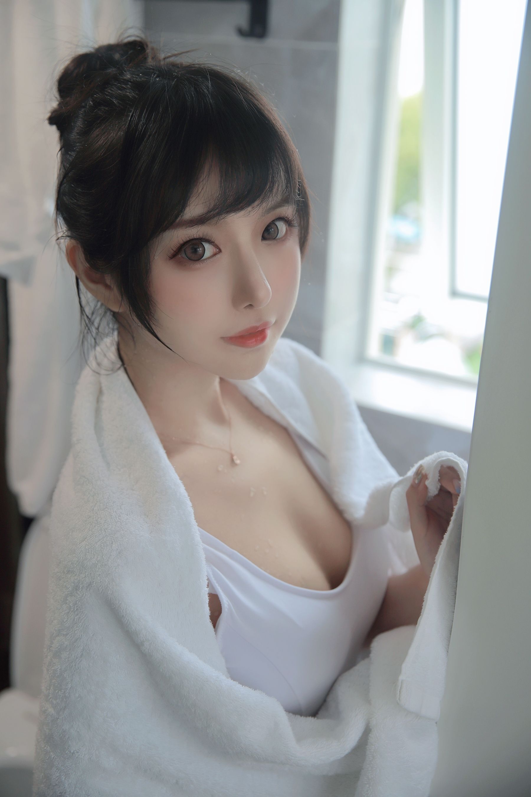 Shika小鹿鹿 – 半透浴室 [22P]