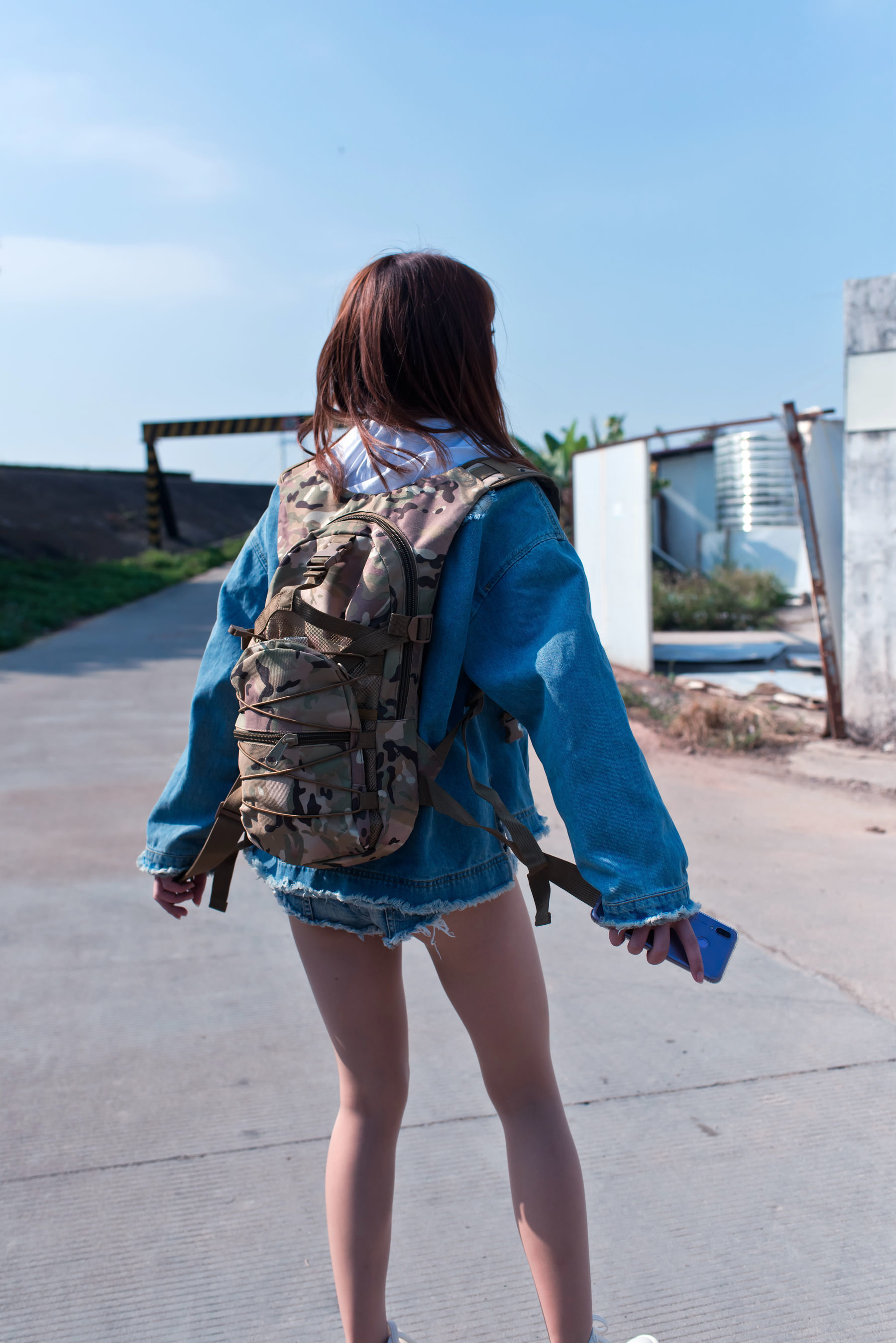 尤物清水由乃 御风街拍 轻水海鸥岛RS牛仔街拍 [100P]