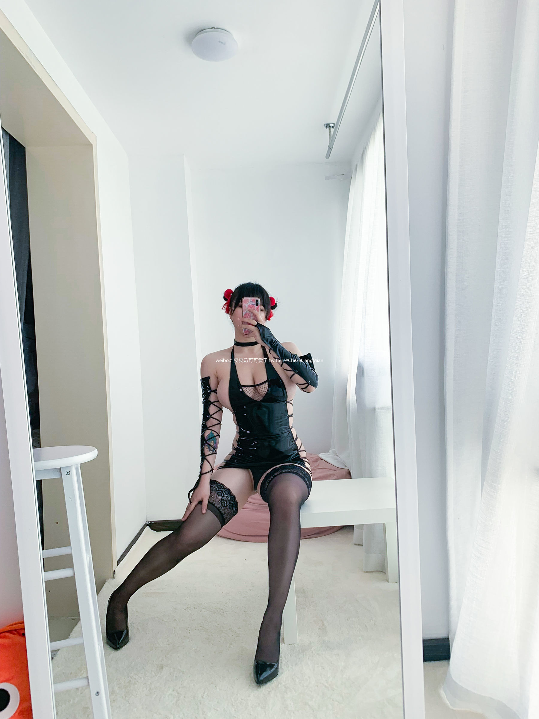 皮皮奶可可爱了啦 忍者皮衣 [44P]