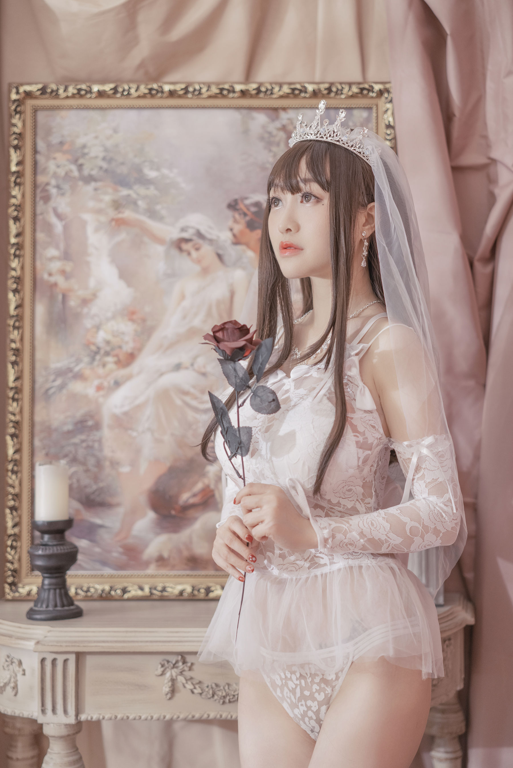 动漫博主脱尾巴Mizuki – 婚纱 [30P]