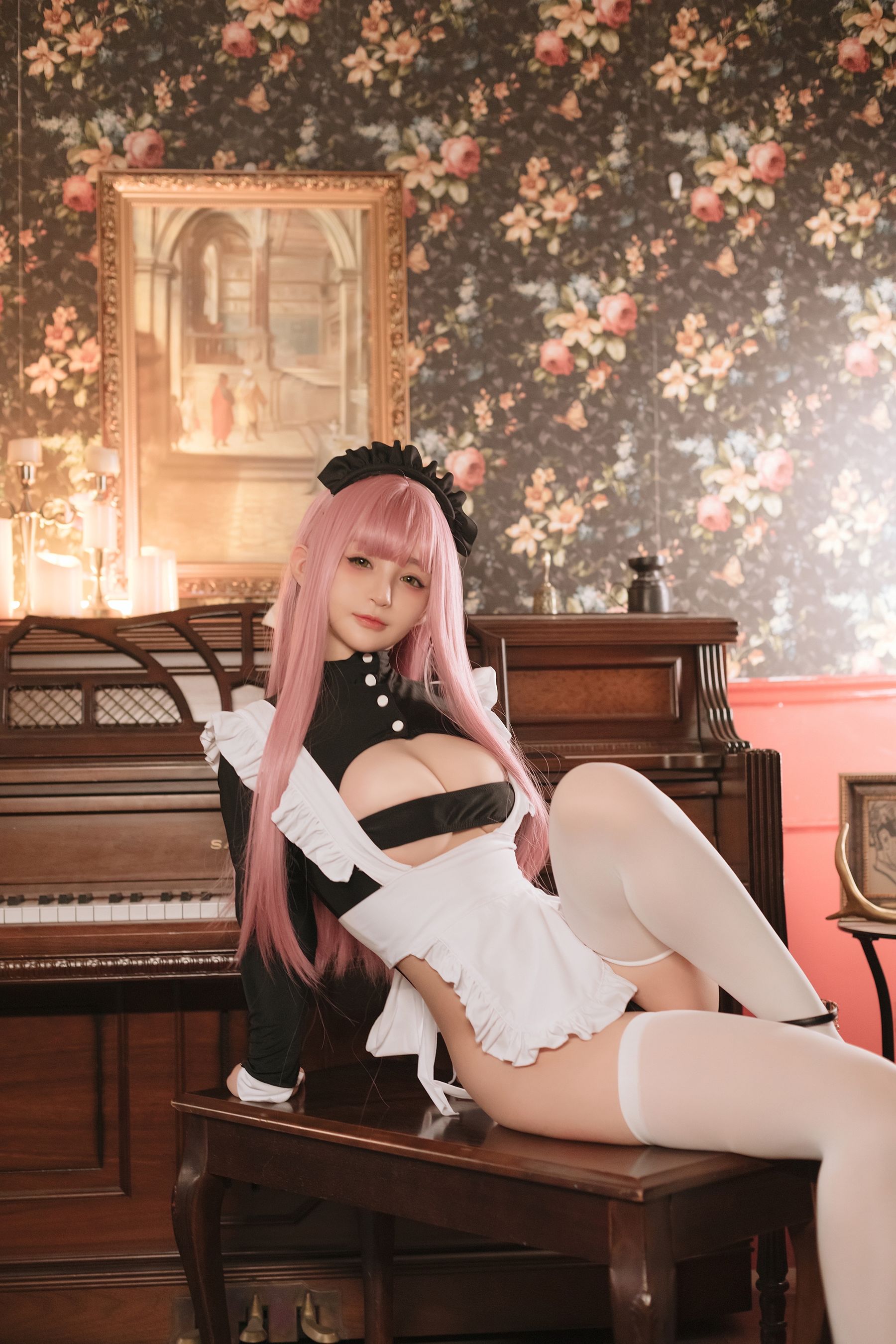 桜井宁宁 – 复古女仆 [45P]