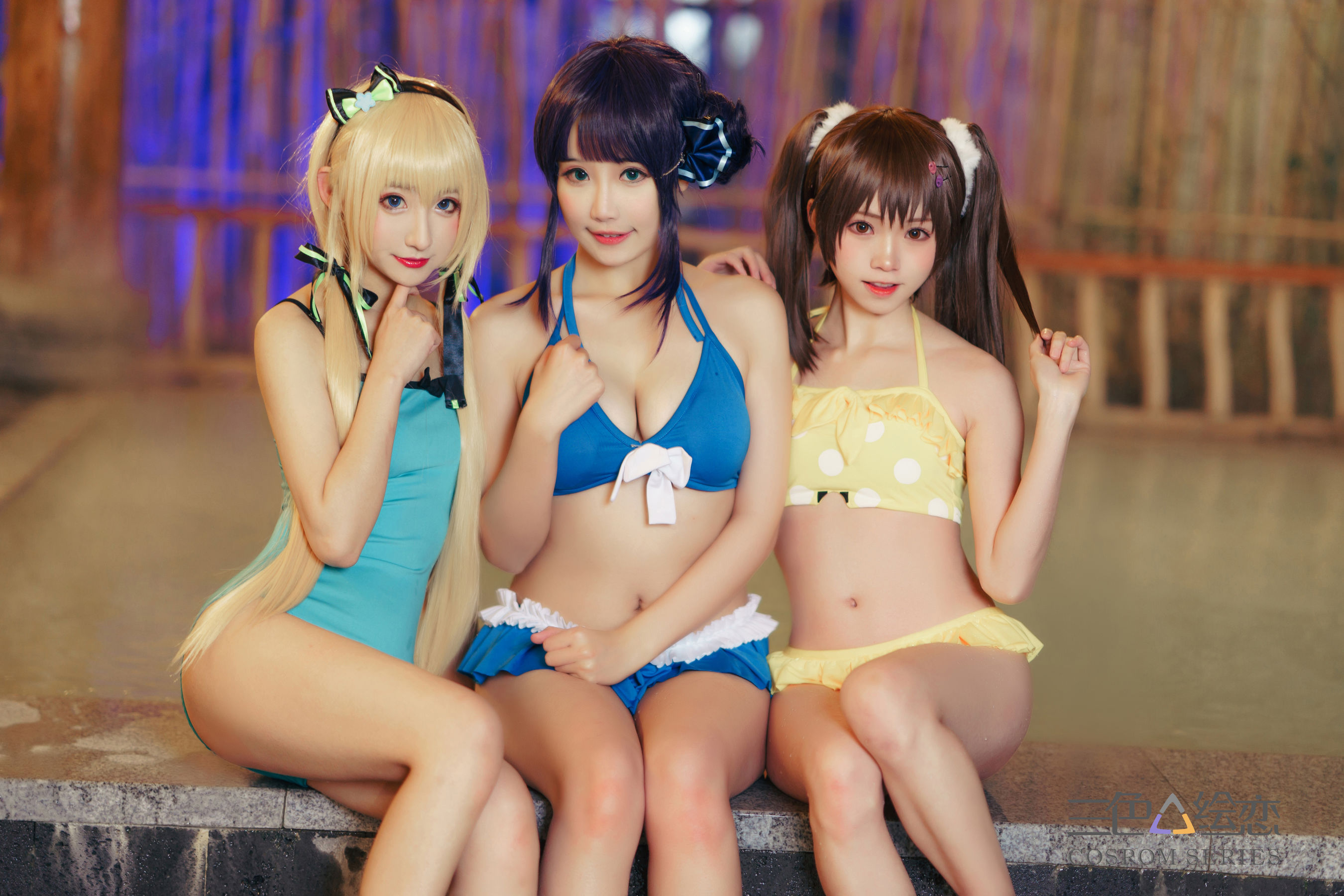 三色绘恋 -「妖糖–尤幽 」「Kitaro_绮太郎」「糖果果Candy」 [25P]