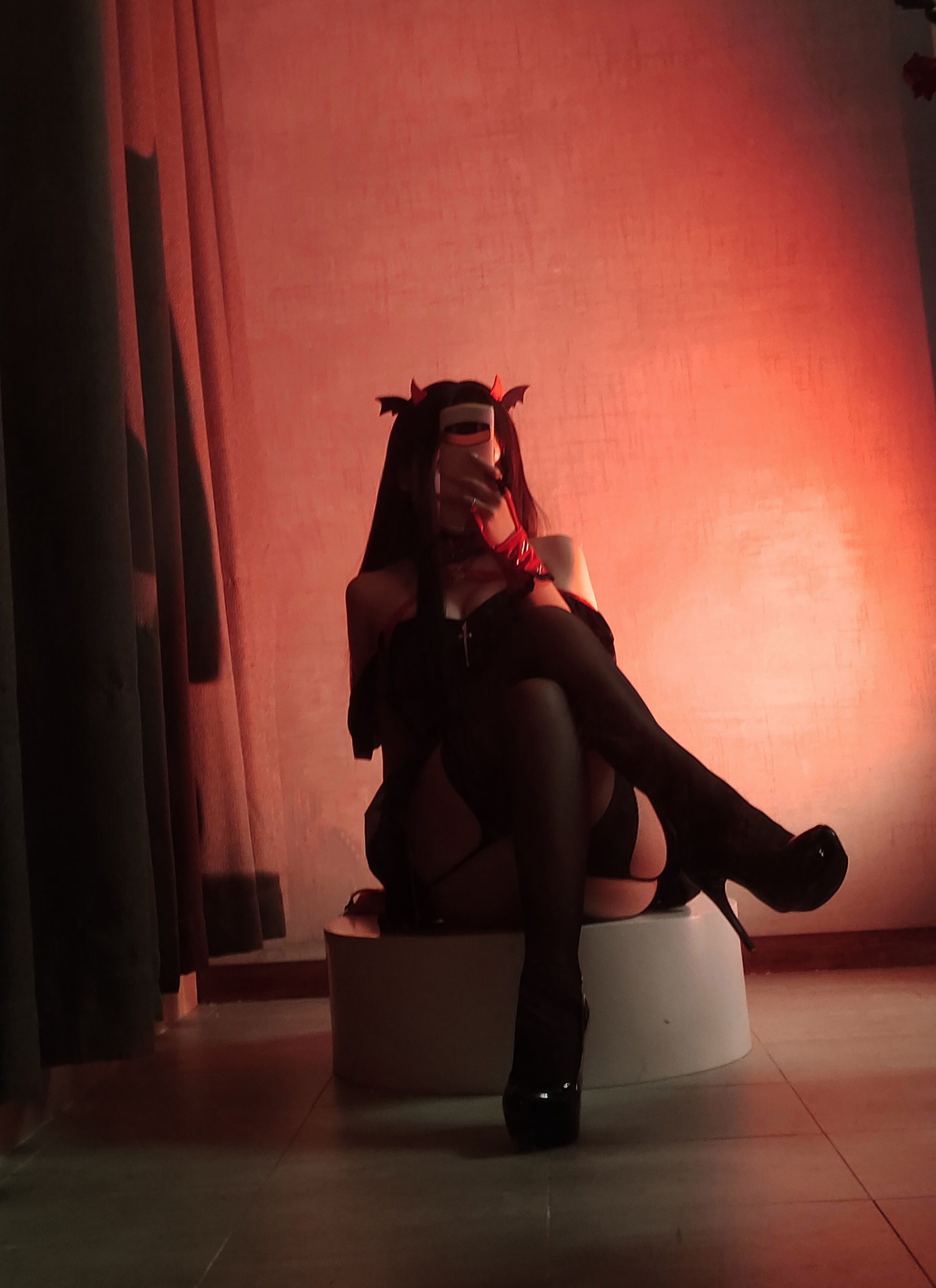 Cosplay日奈娇 – 万圣节 小恶魔 [32P]