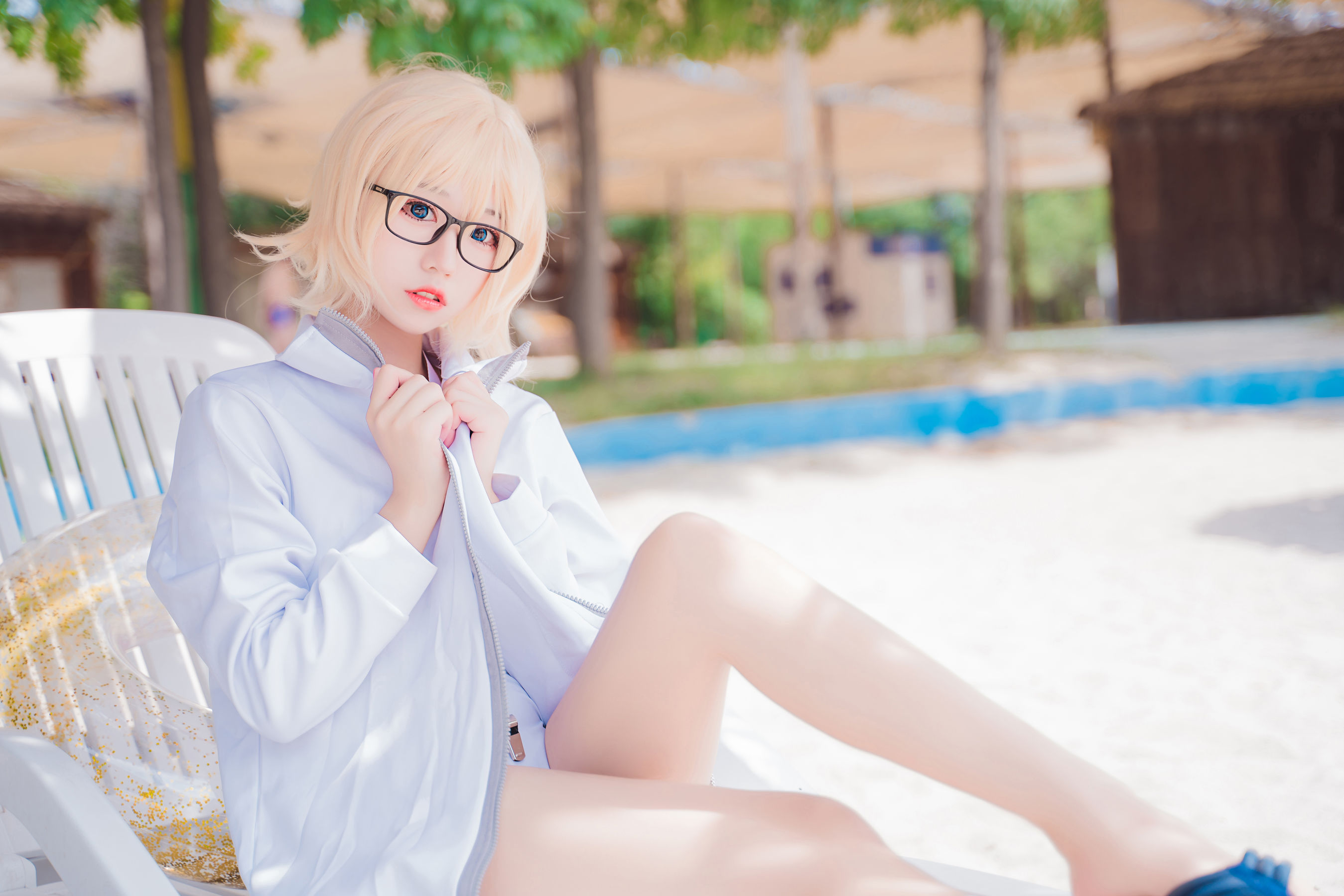 猫君君MaoJun – 贞德竞技泳装 [46P]