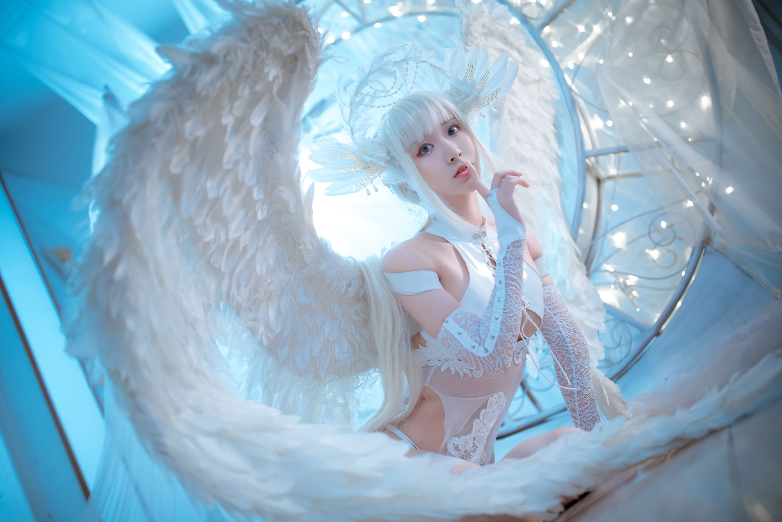 人气Coser黑川 – 天使 [46P]