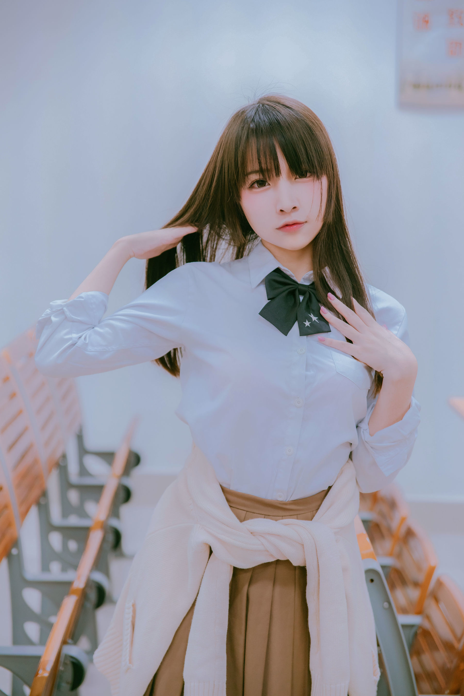 人气Coser二佐Nisa – JK学院风 [9P]