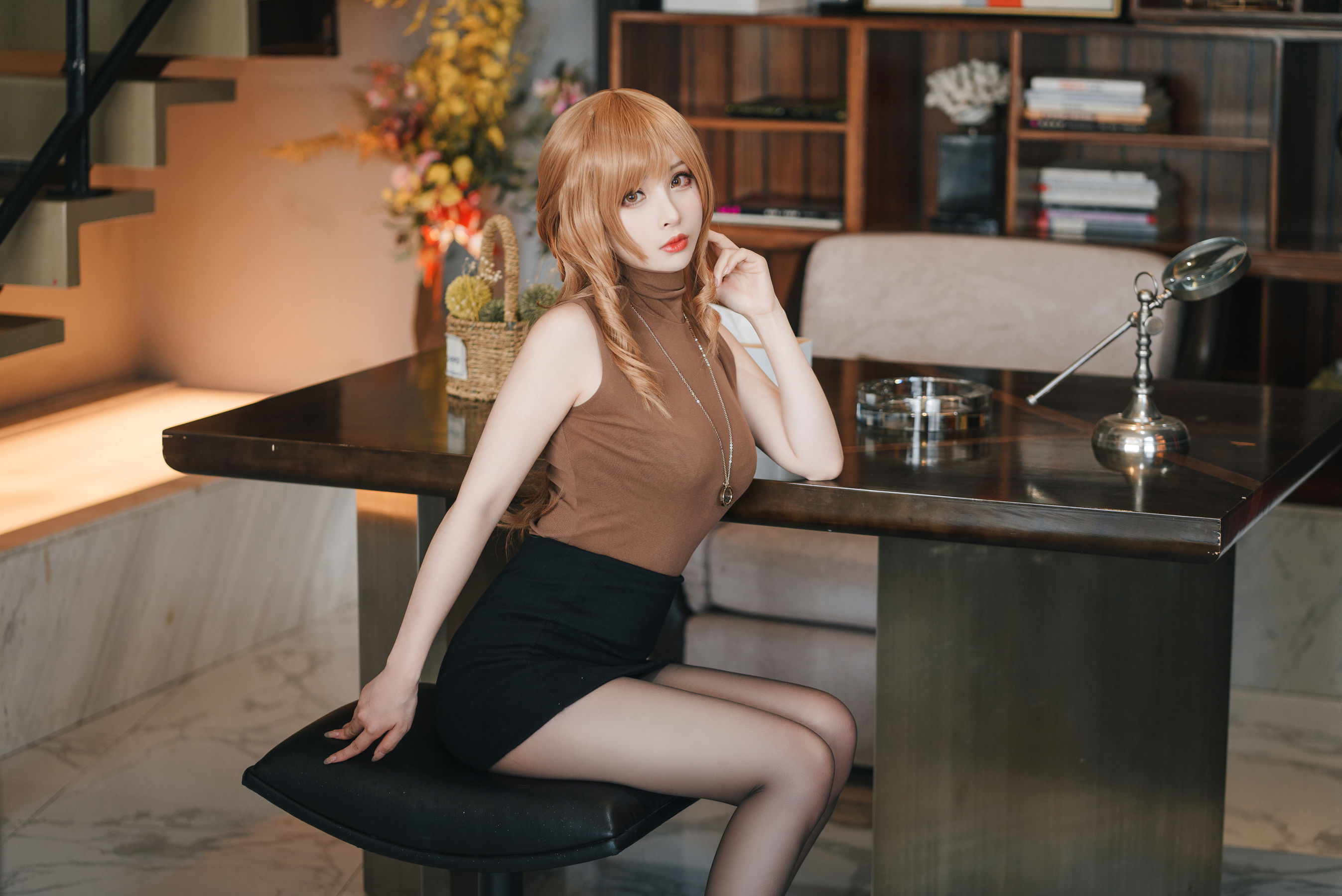 COS福利rioko凉凉子(肉扣热热子) – 人妻的一天-公司篇 [30P]