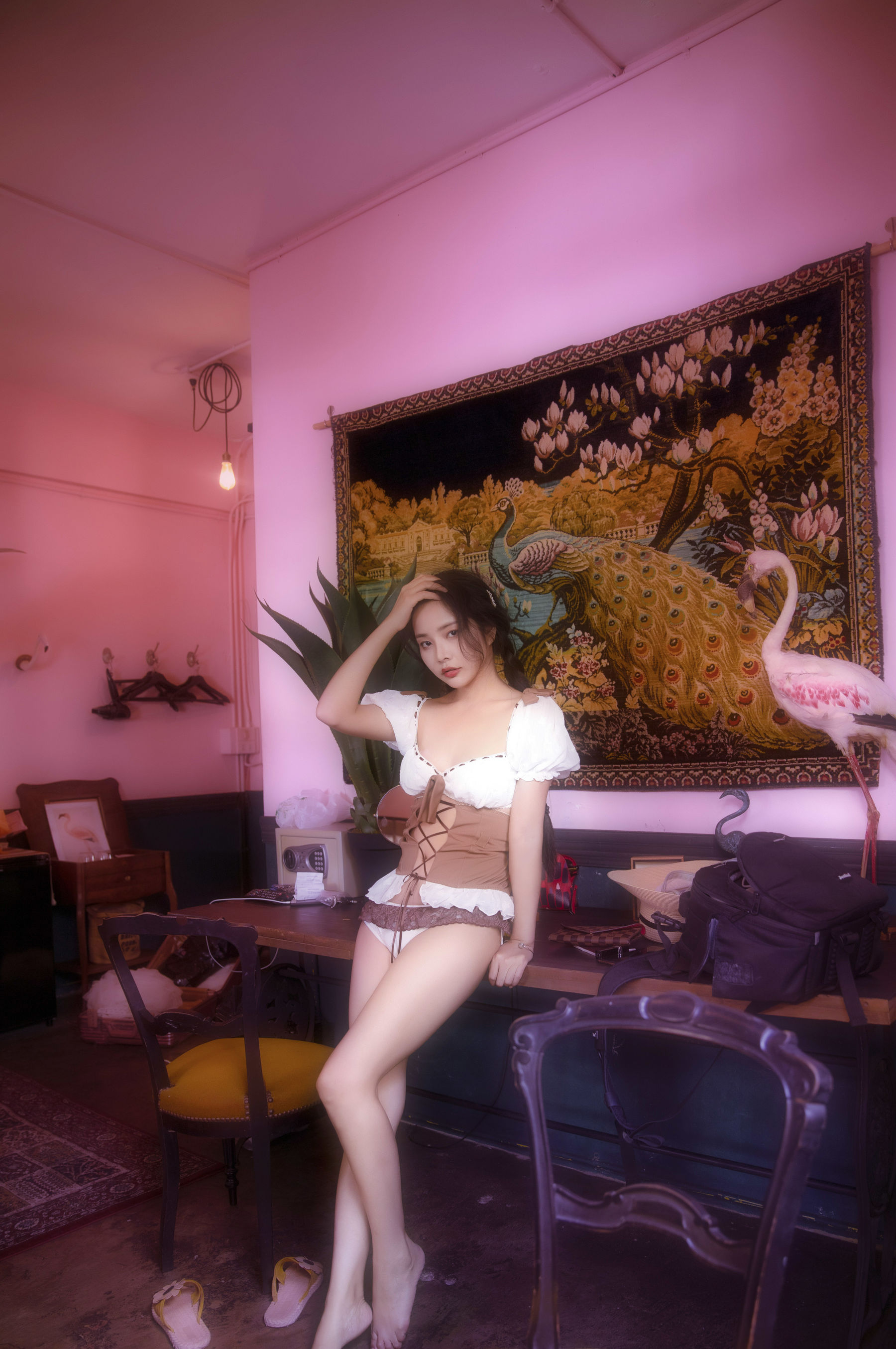 [Cosplay写真] 苏嫣嫣阿姨 – 泰国旅游纱巾 [12P]