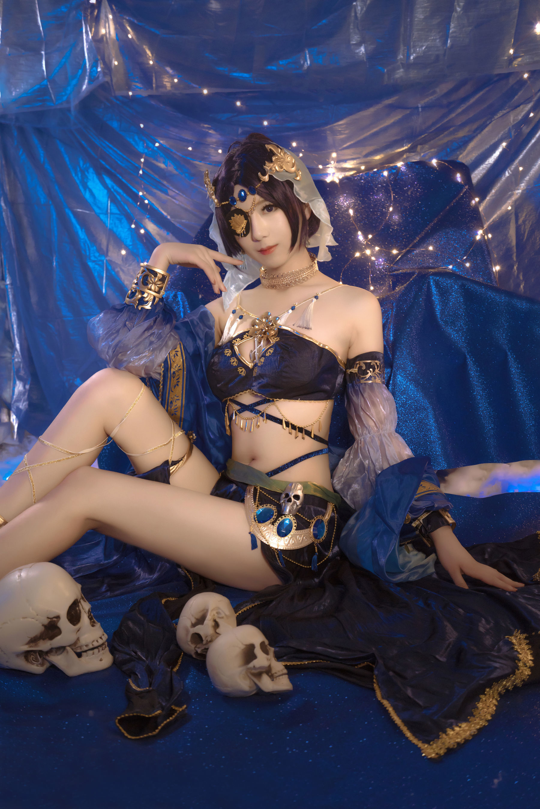 小姐姐弥音音ww 蓝色魅影 [11P]