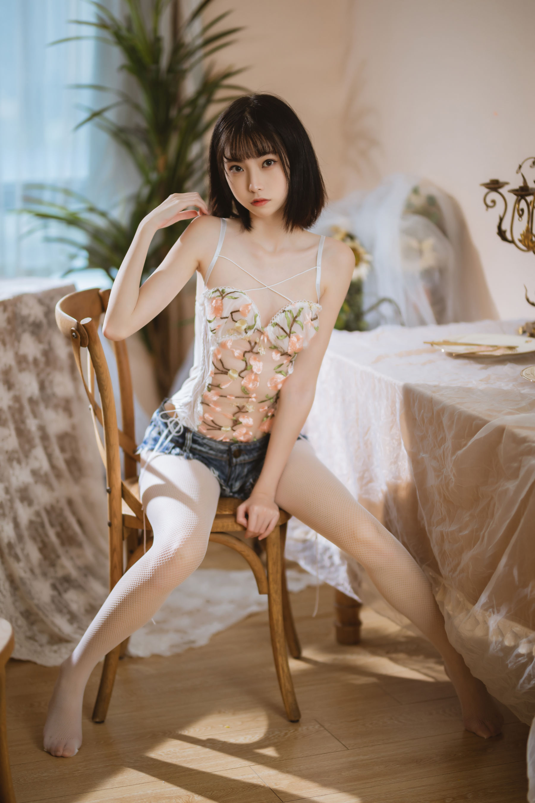 许岚 – 纯欲牛仔短裤 [40P]