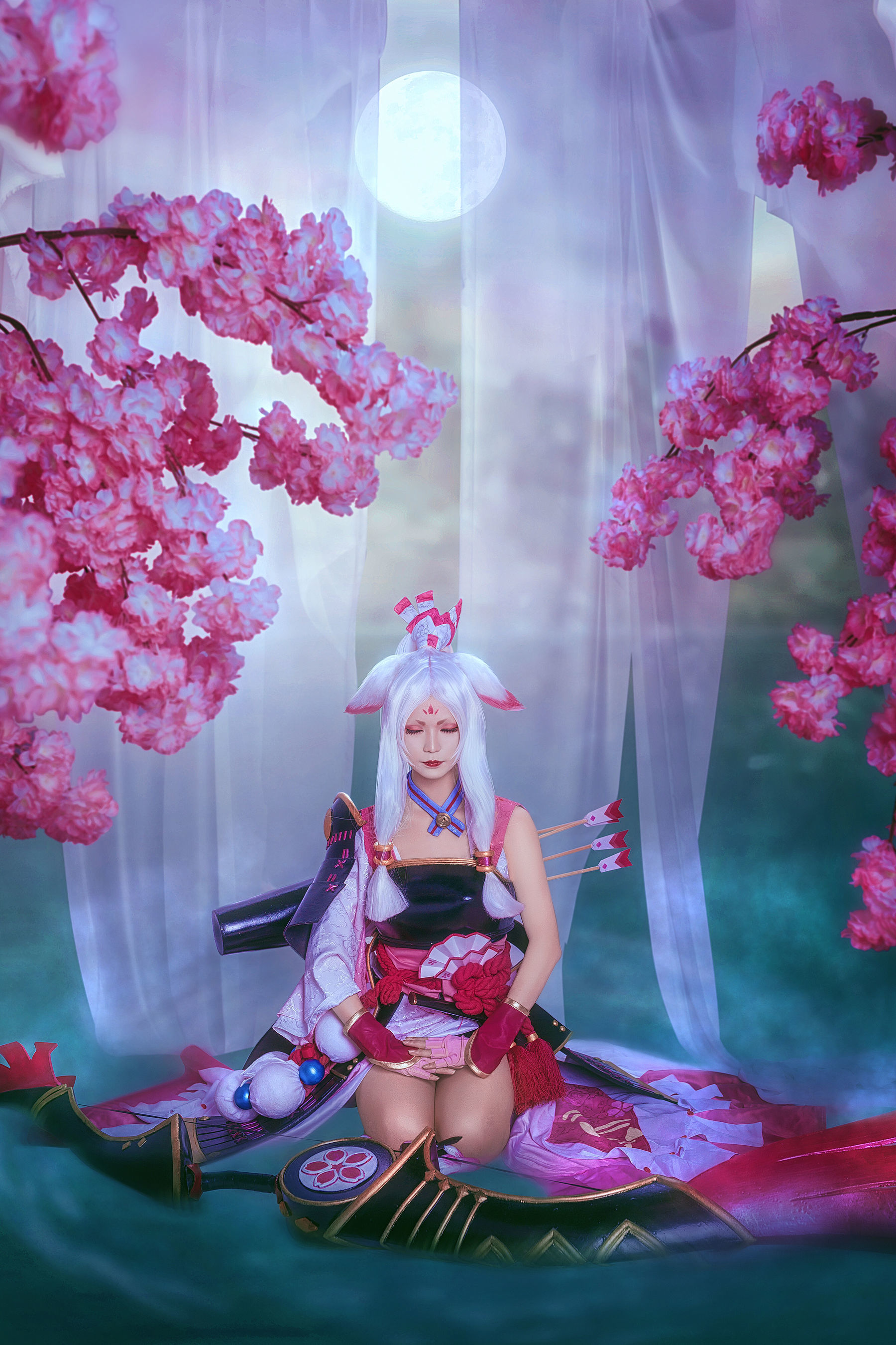 动漫博主北之北 – 阴阳师 白狼 [9P]