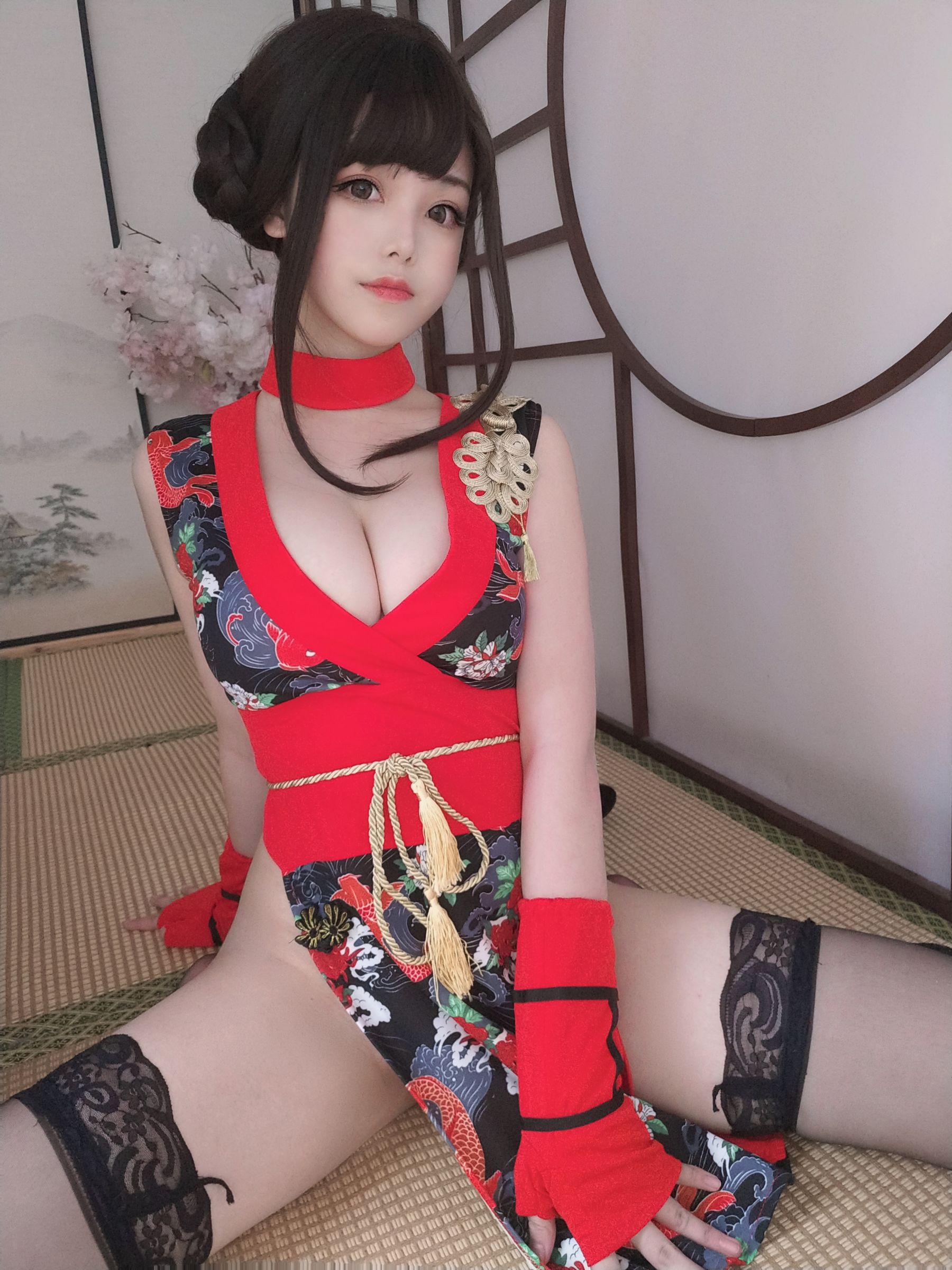 萌系小姐姐蜜汁猫裘 – 红武士 [40P]