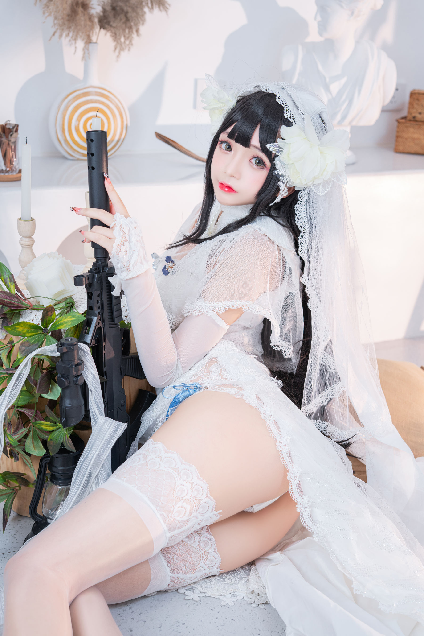 Cosplay日奈娇 – 95式婚纱 [50P]