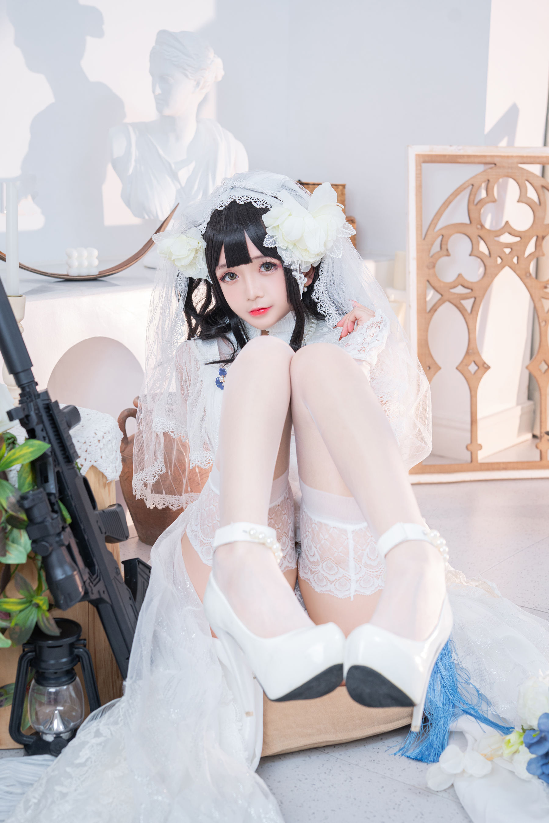 Cosplay日奈娇 – 95式婚纱 [50P]