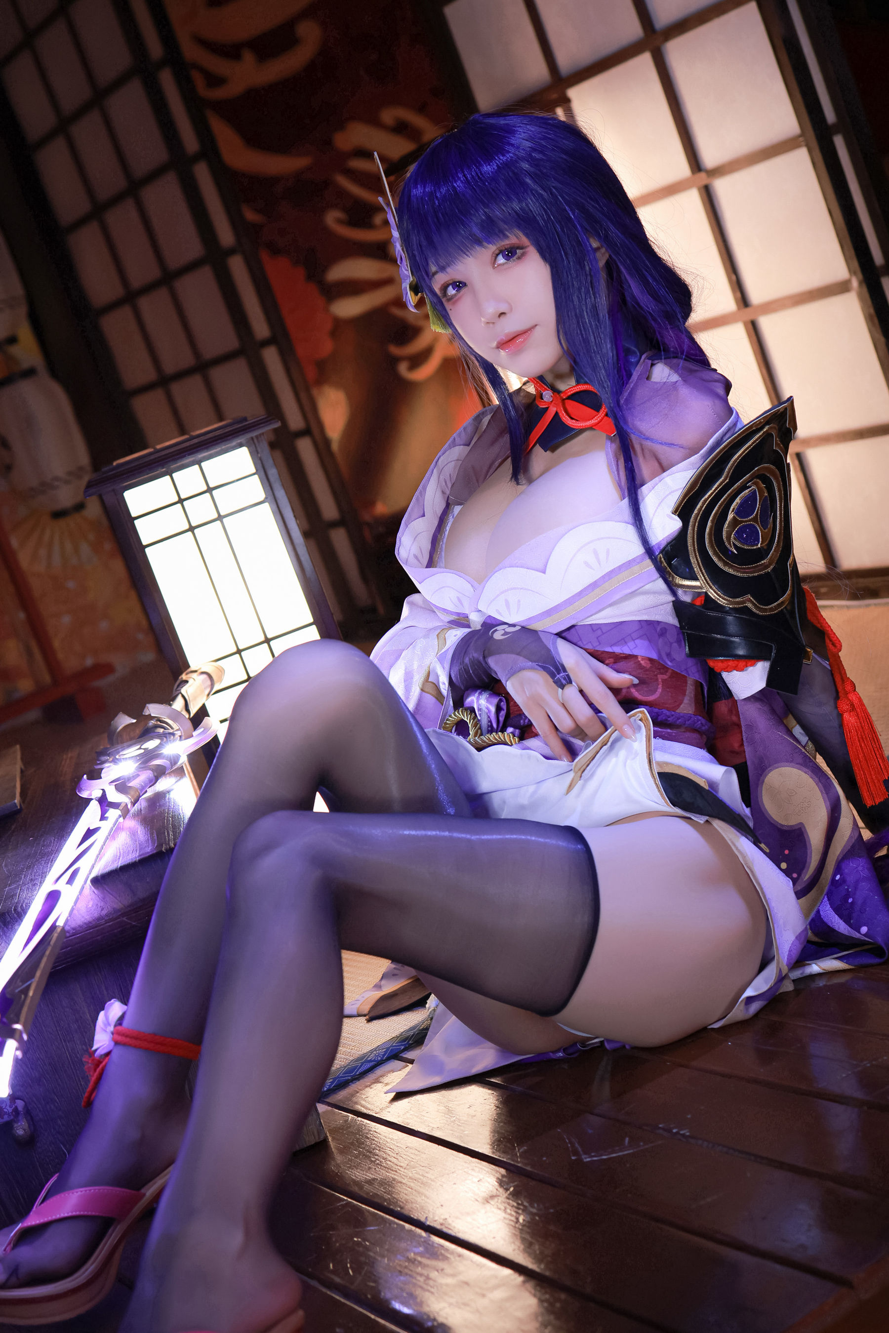 动漫博主水淼aqua – 雷电将军 [130P]