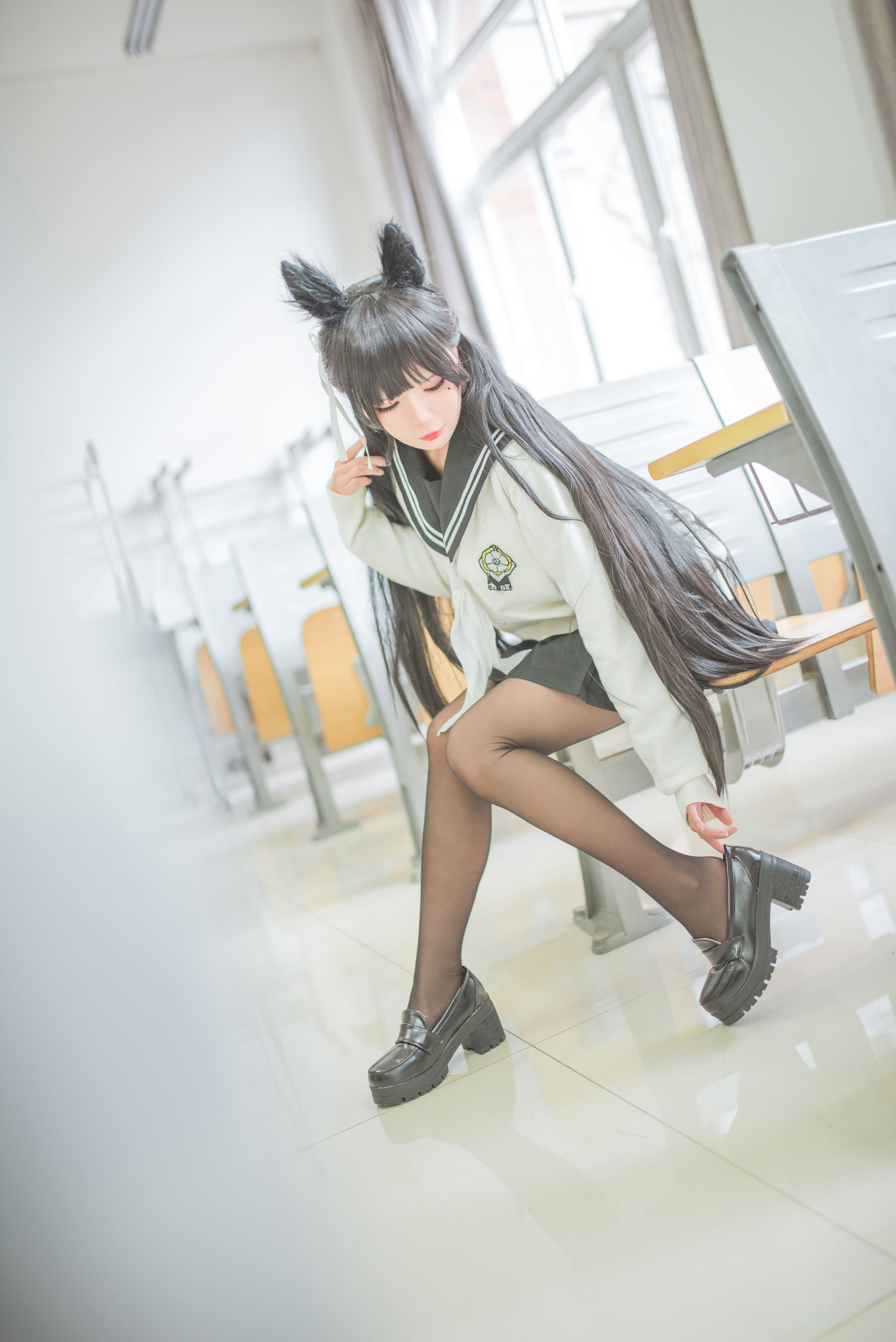 动漫博主北之北 – 碧蓝航线 爱宕JK [9P]