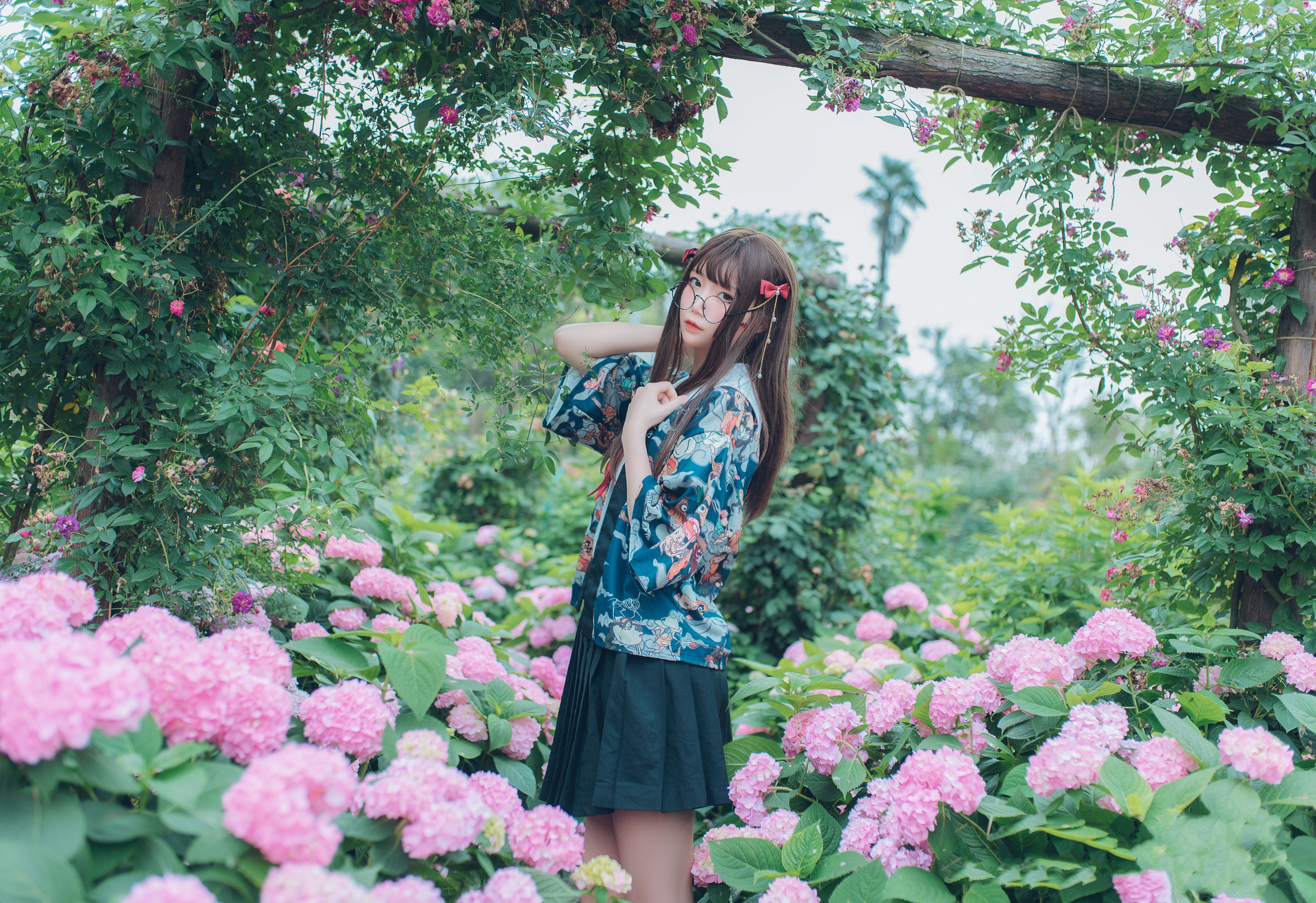 [Cosplay写真] 清纯少女五更百鬼 – 无尽夏日 [6P]