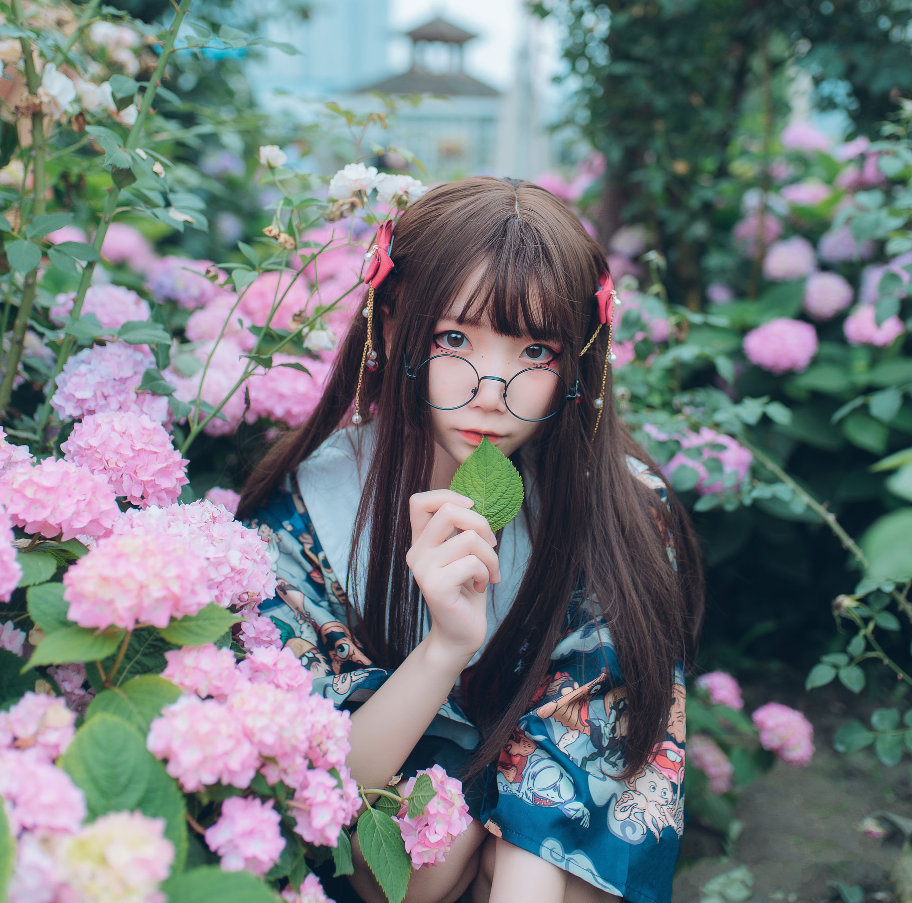 [Cosplay写真] 清纯少女五更百鬼 – 无尽夏日 [6P]