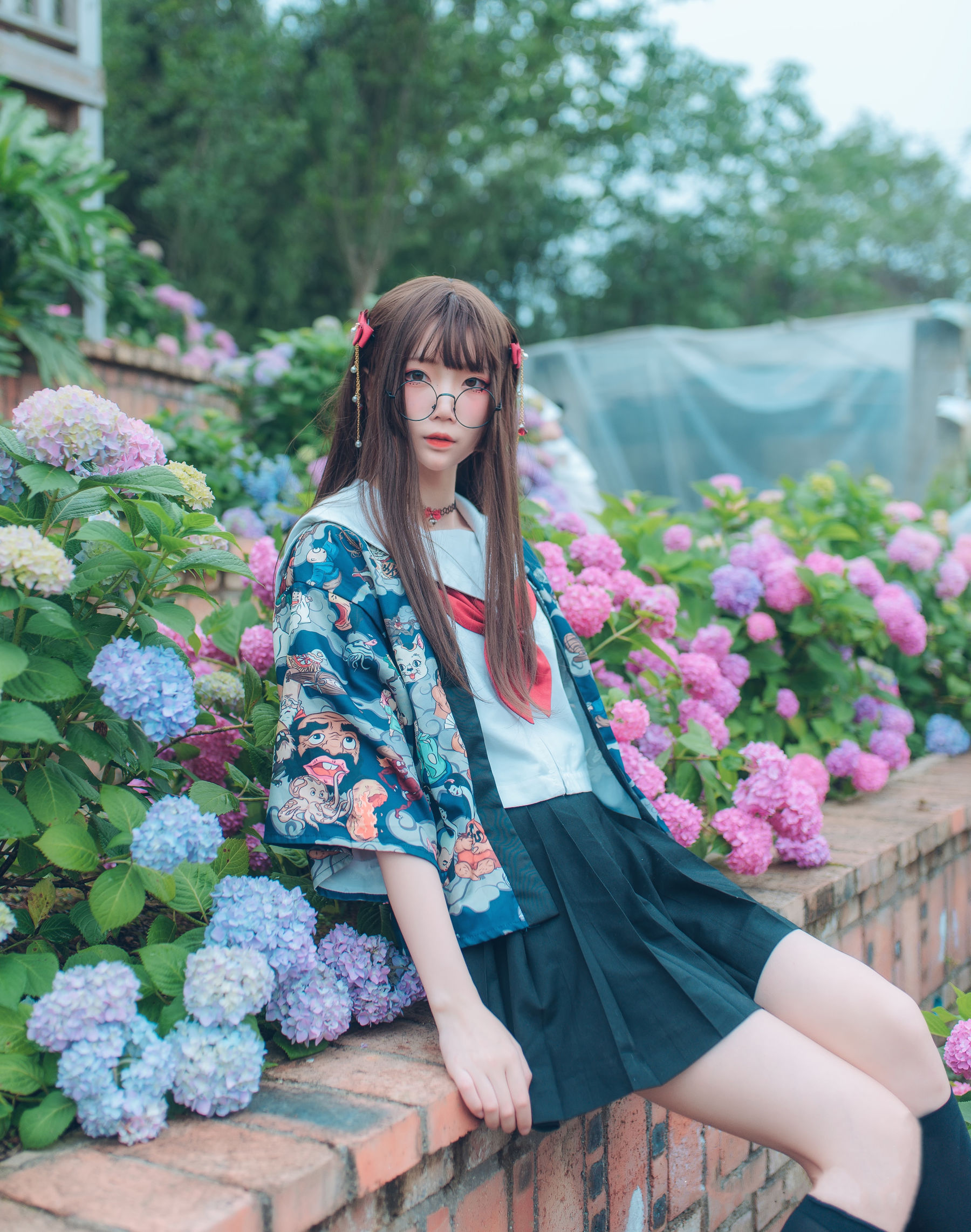 [Cosplay写真] 清纯少女五更百鬼 – 无尽夏日 [6P]