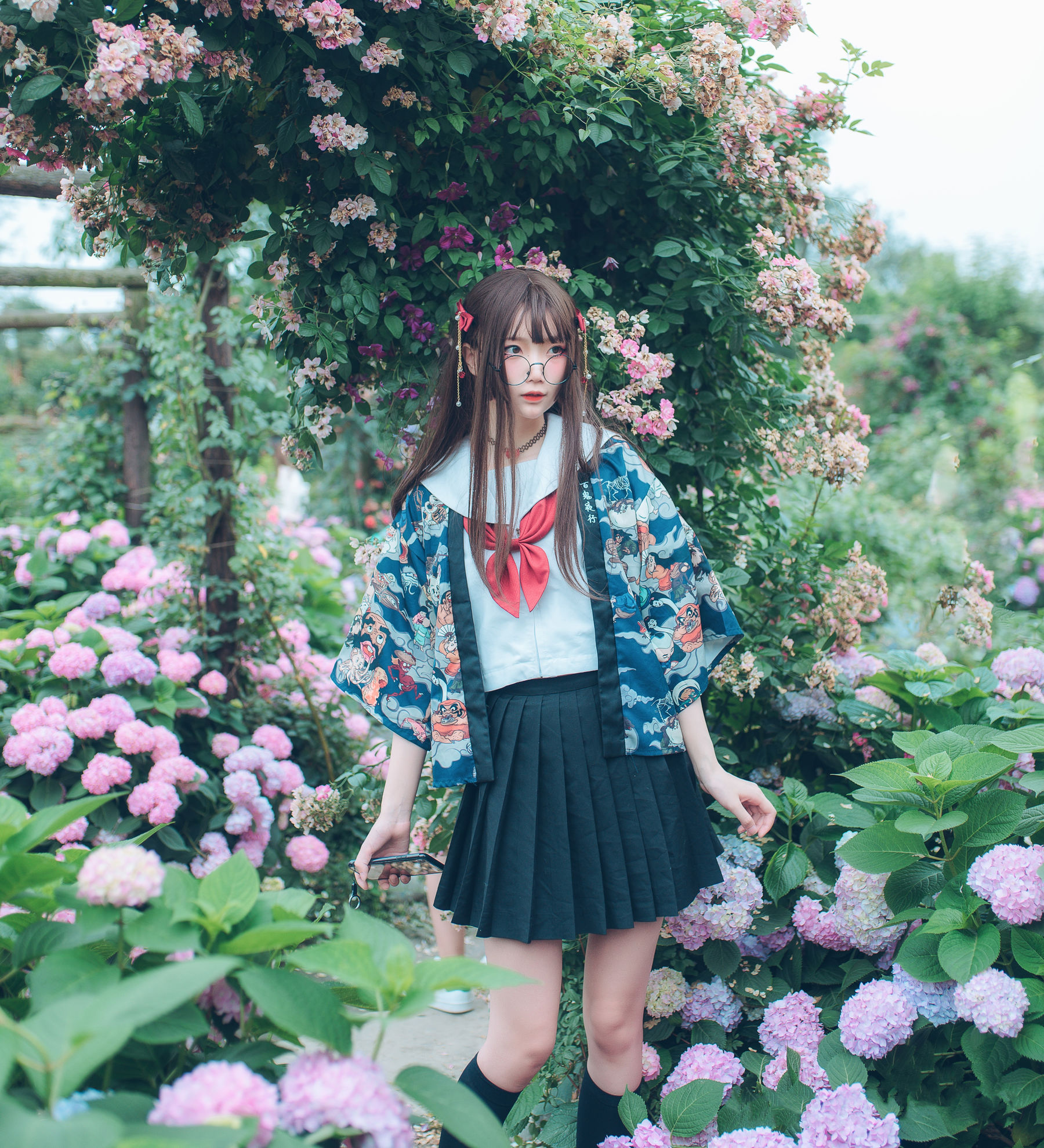 [Cosplay写真] 清纯少女五更百鬼 – 无尽夏日 [6P]