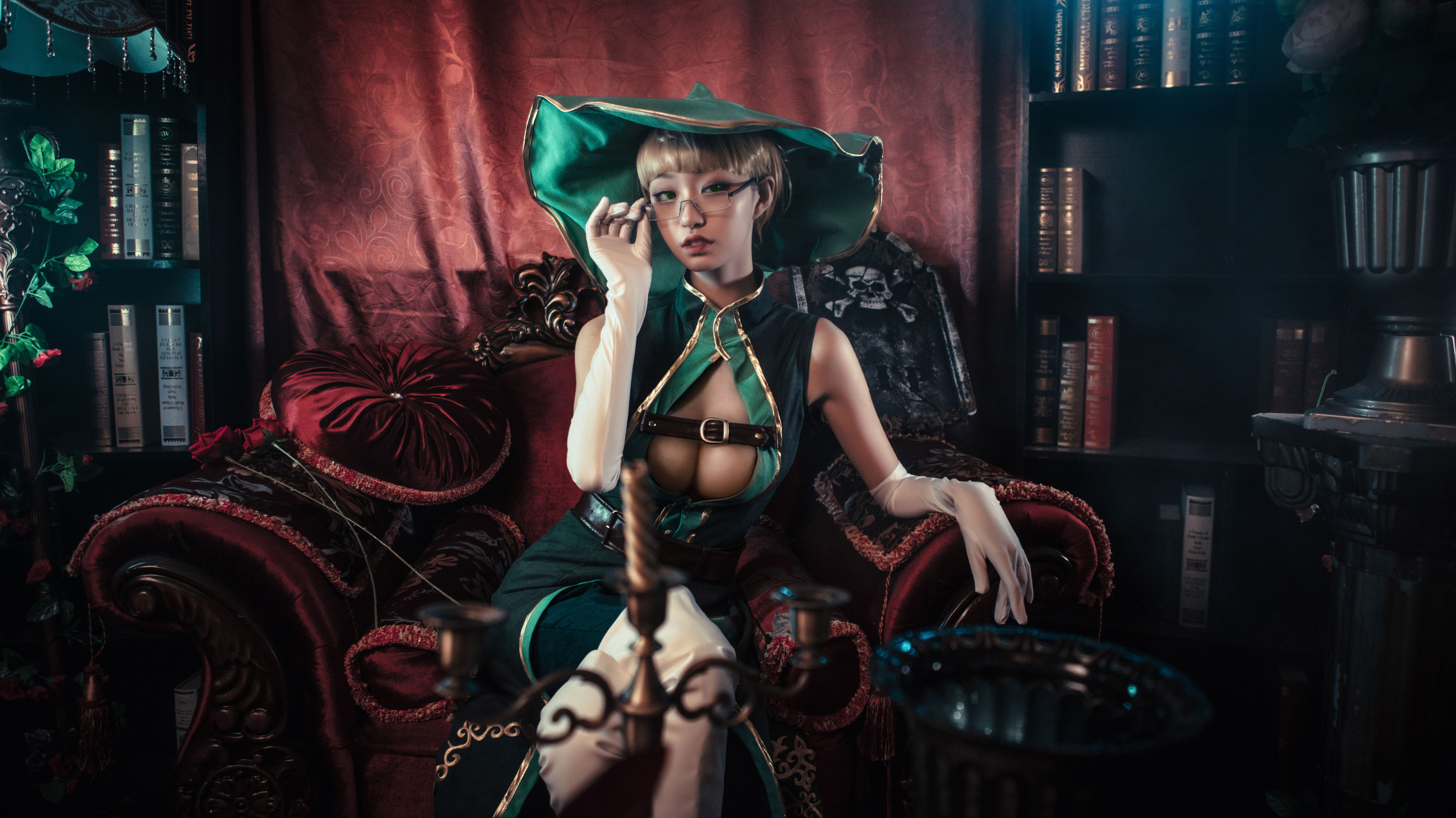 The Vagrant Cosplay Album – 沧霁桔梗《赫本》 [32P]