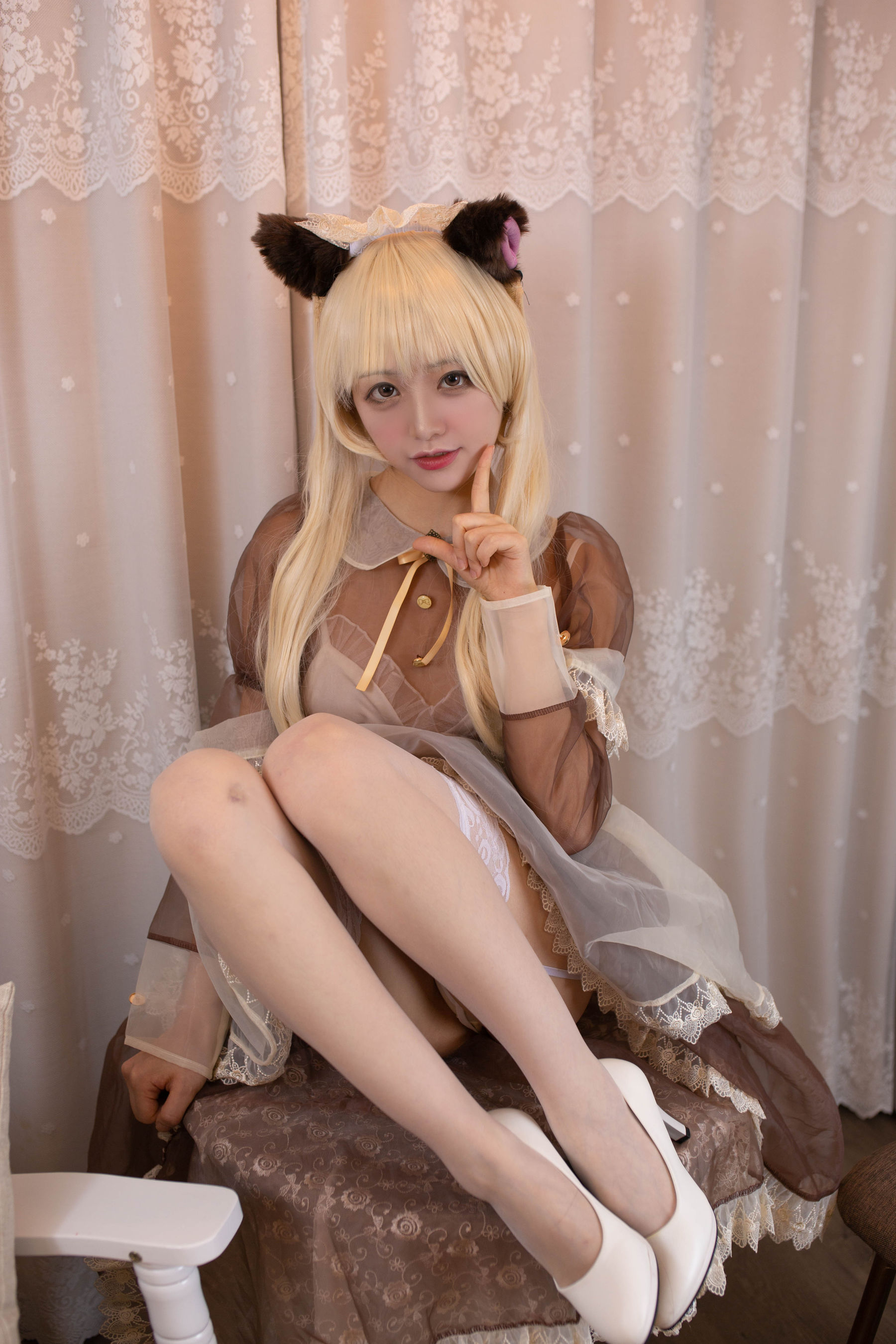 福利姬嘎潼 – 透明女仆 [29P]