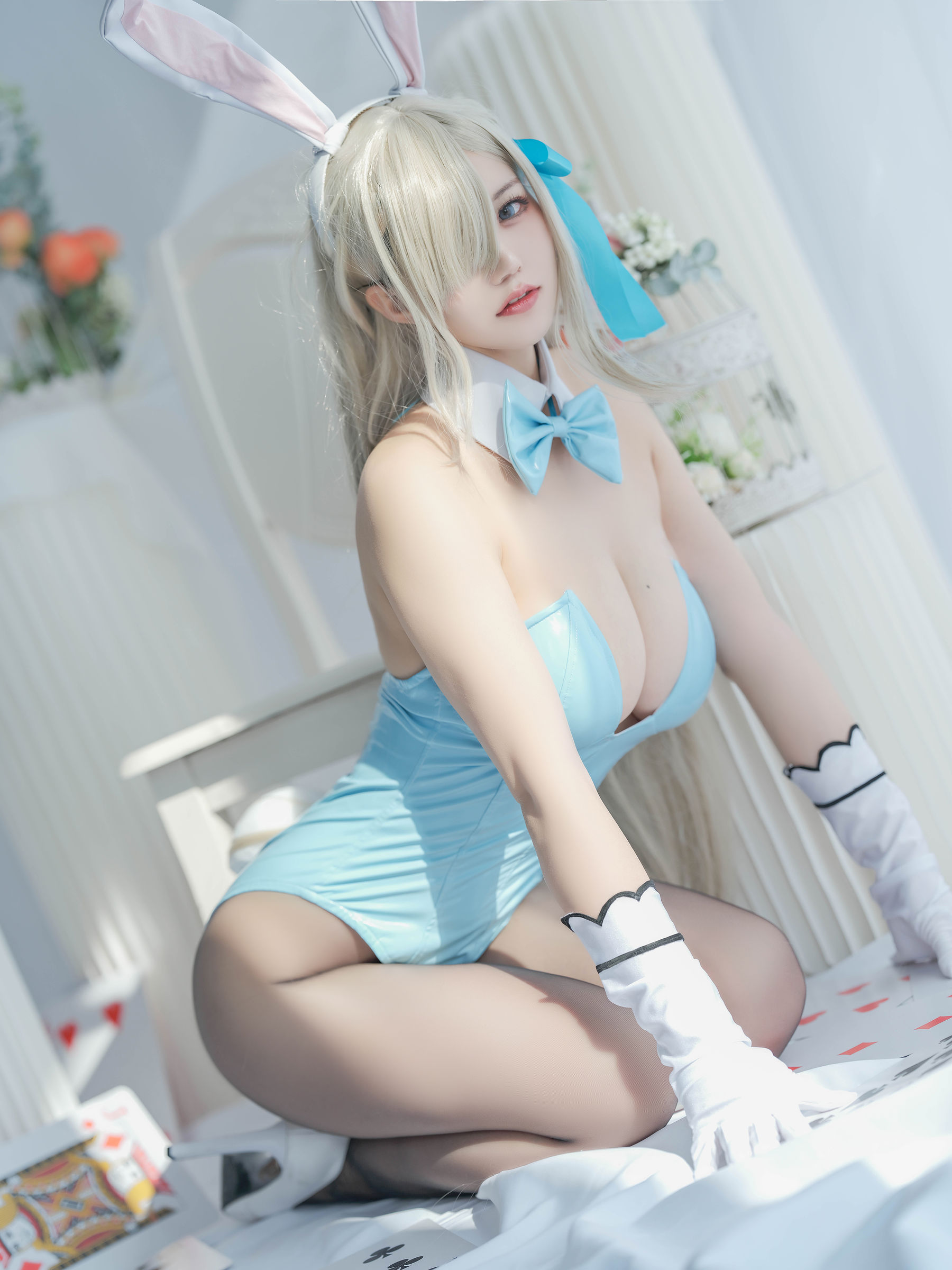 动漫博主小仓千代w – 明日奈 兔女郎 [22P]