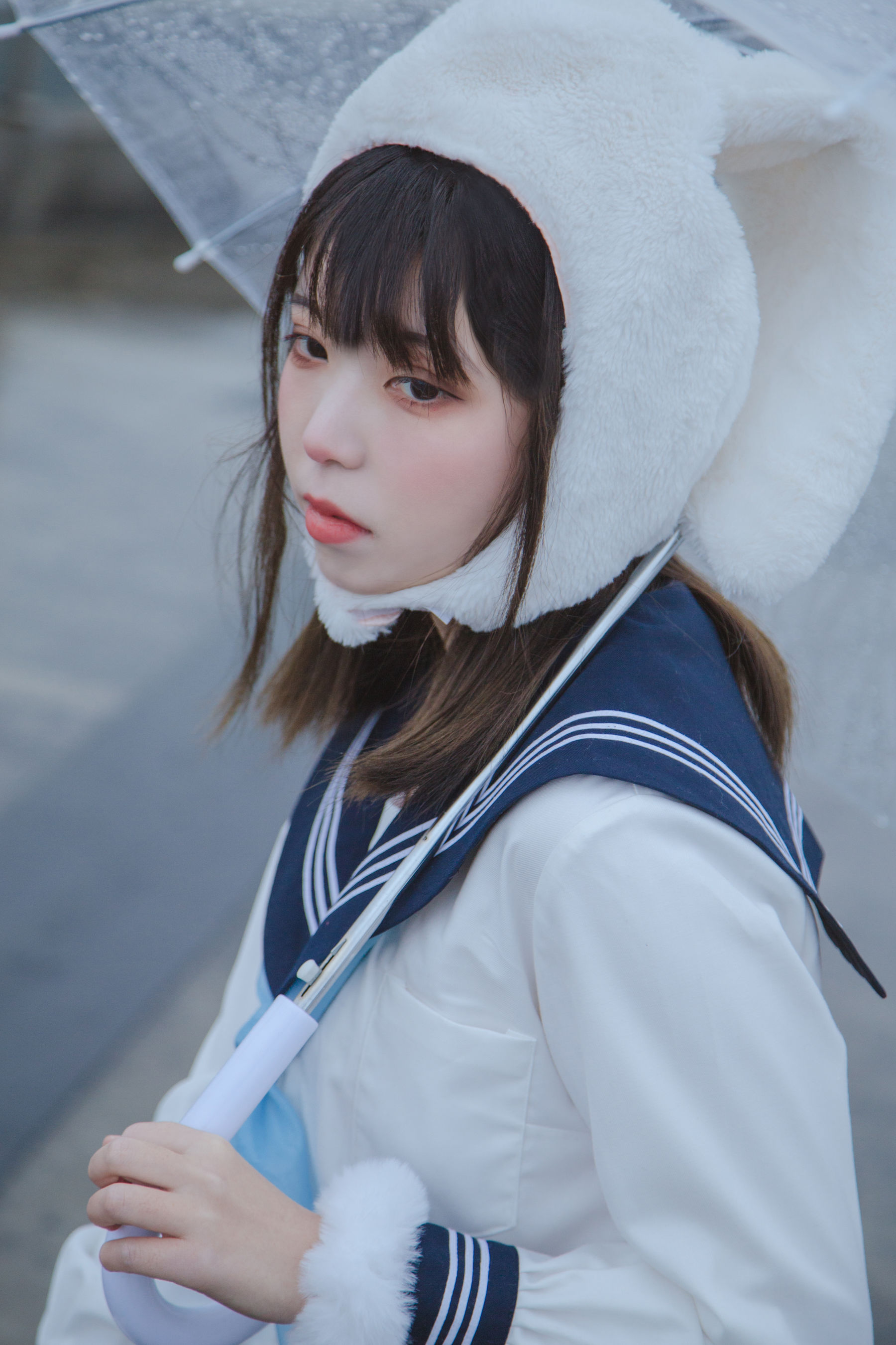 可爱妹子Fushii_海堂 – 兔兔头 [24P]