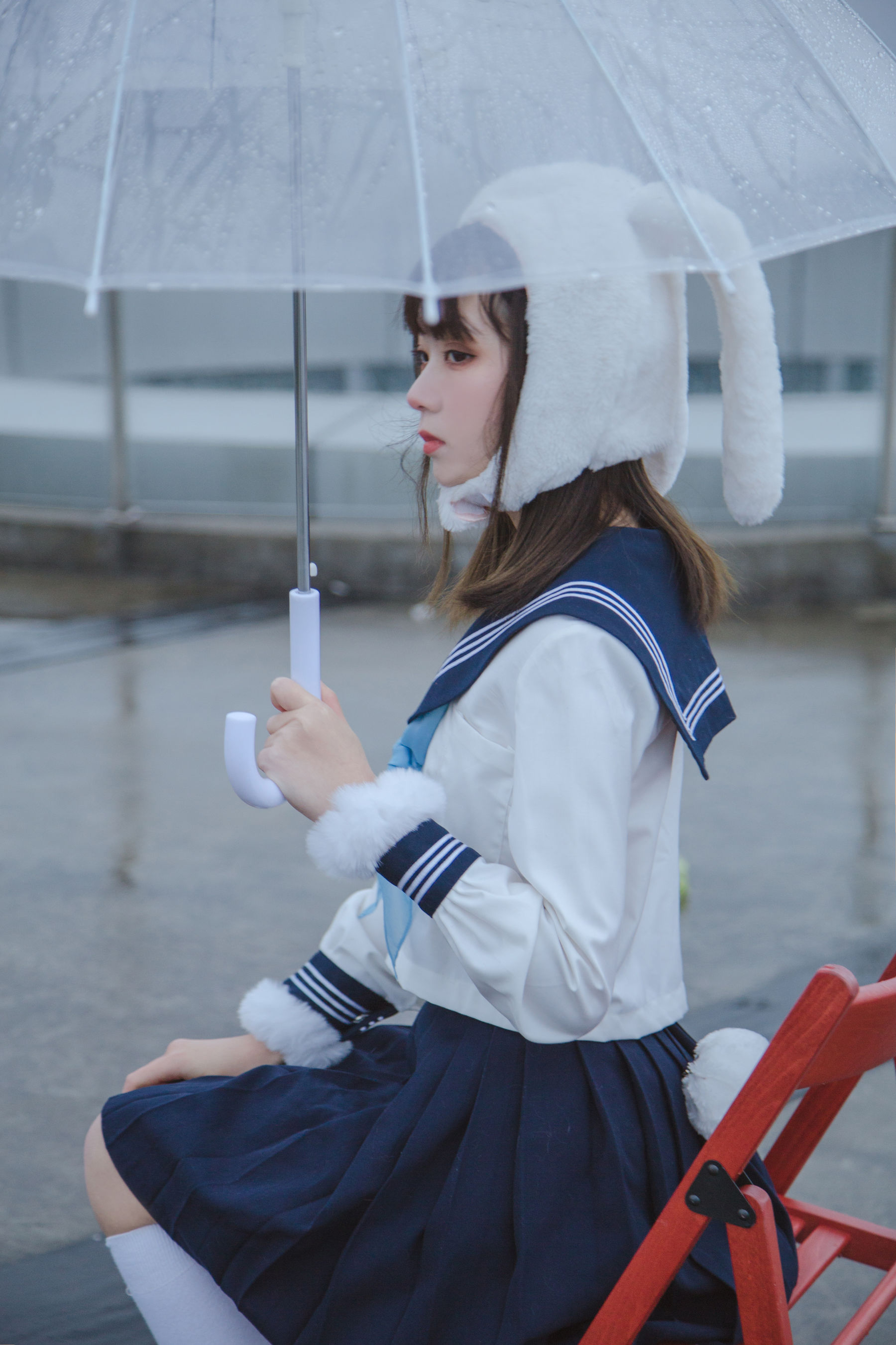 可爱妹子Fushii_海堂 – 兔兔头 [24P]