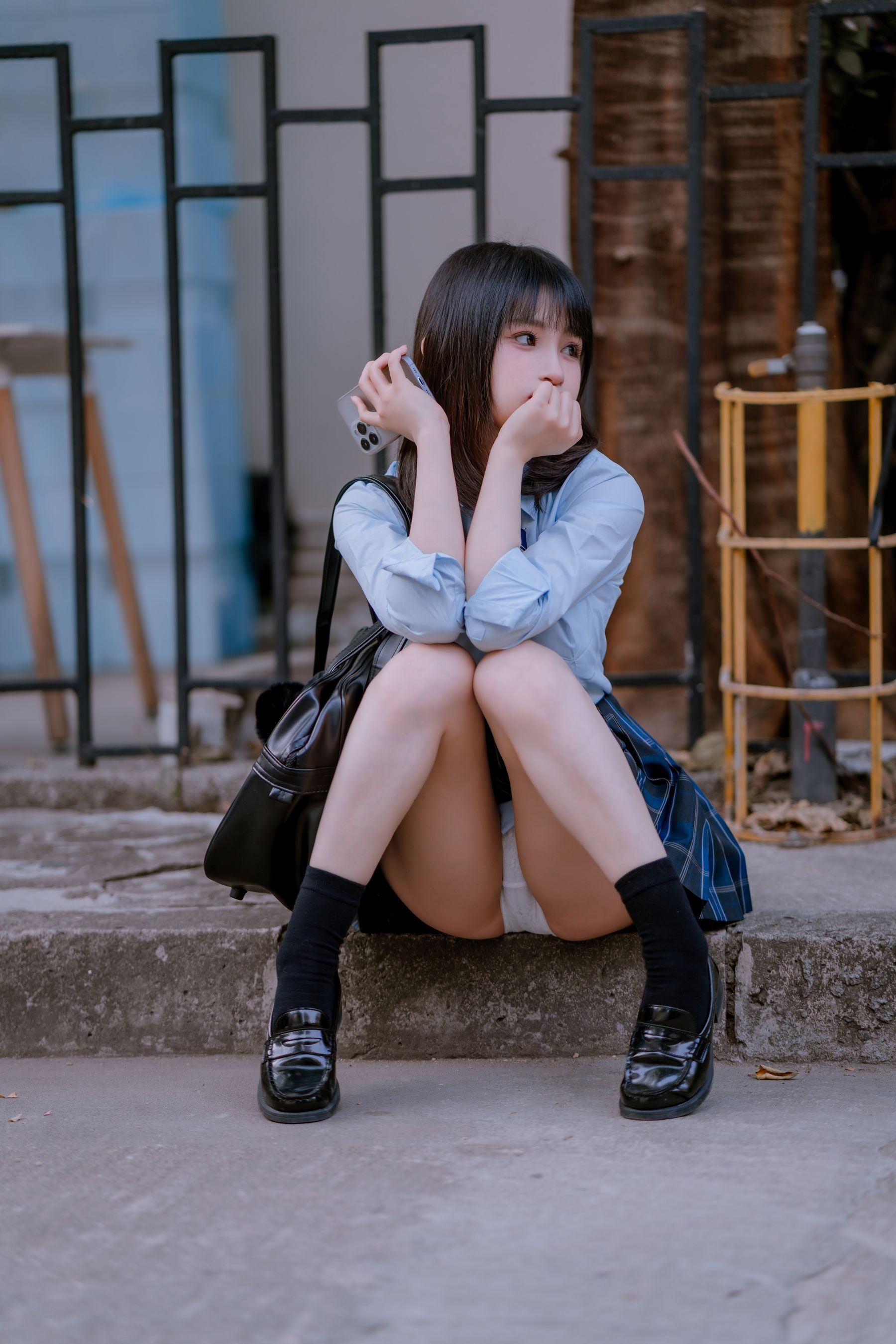 桜井宁宁 – JK之居家 [66P]