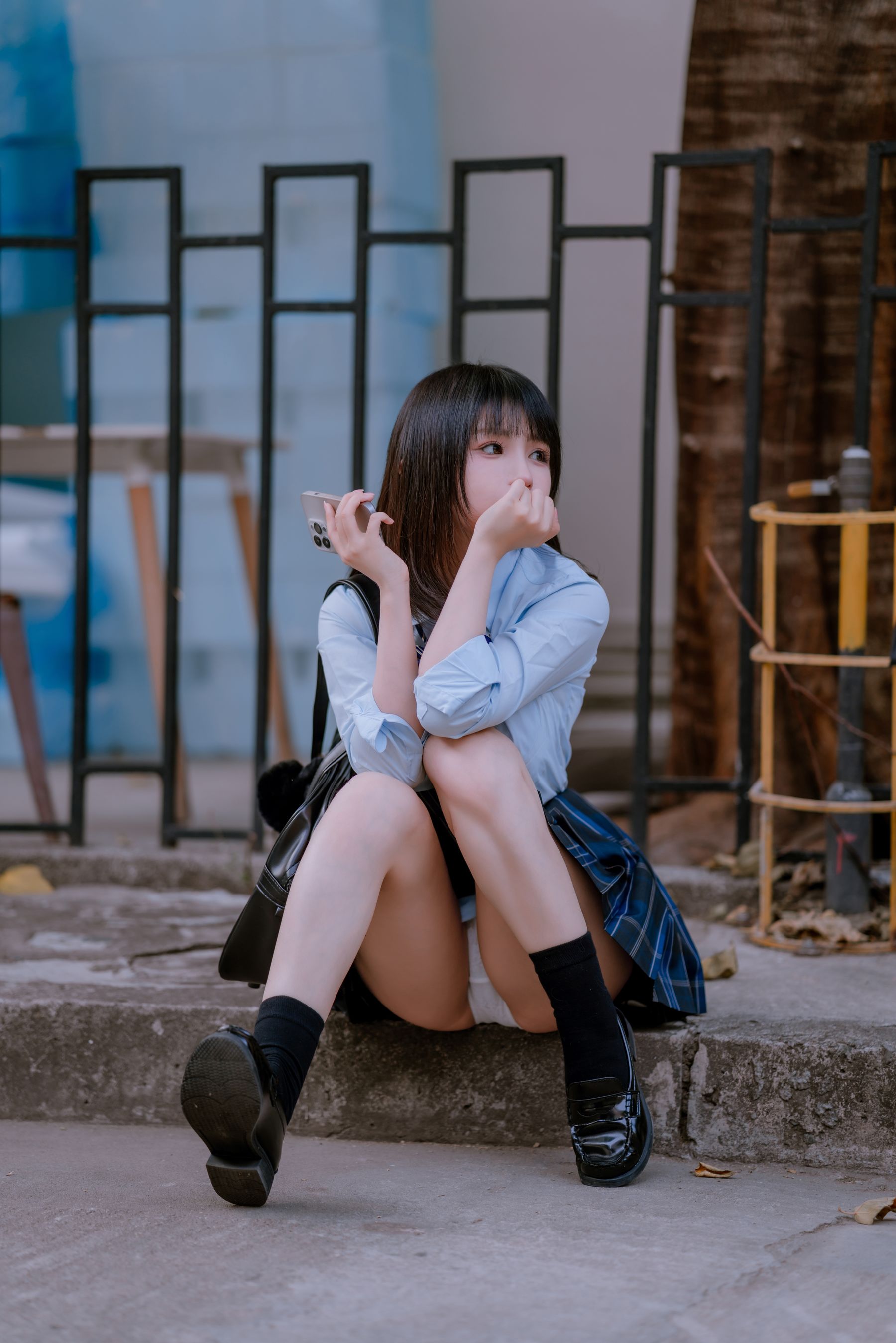 桜井宁宁 – JK之居家 [66P]