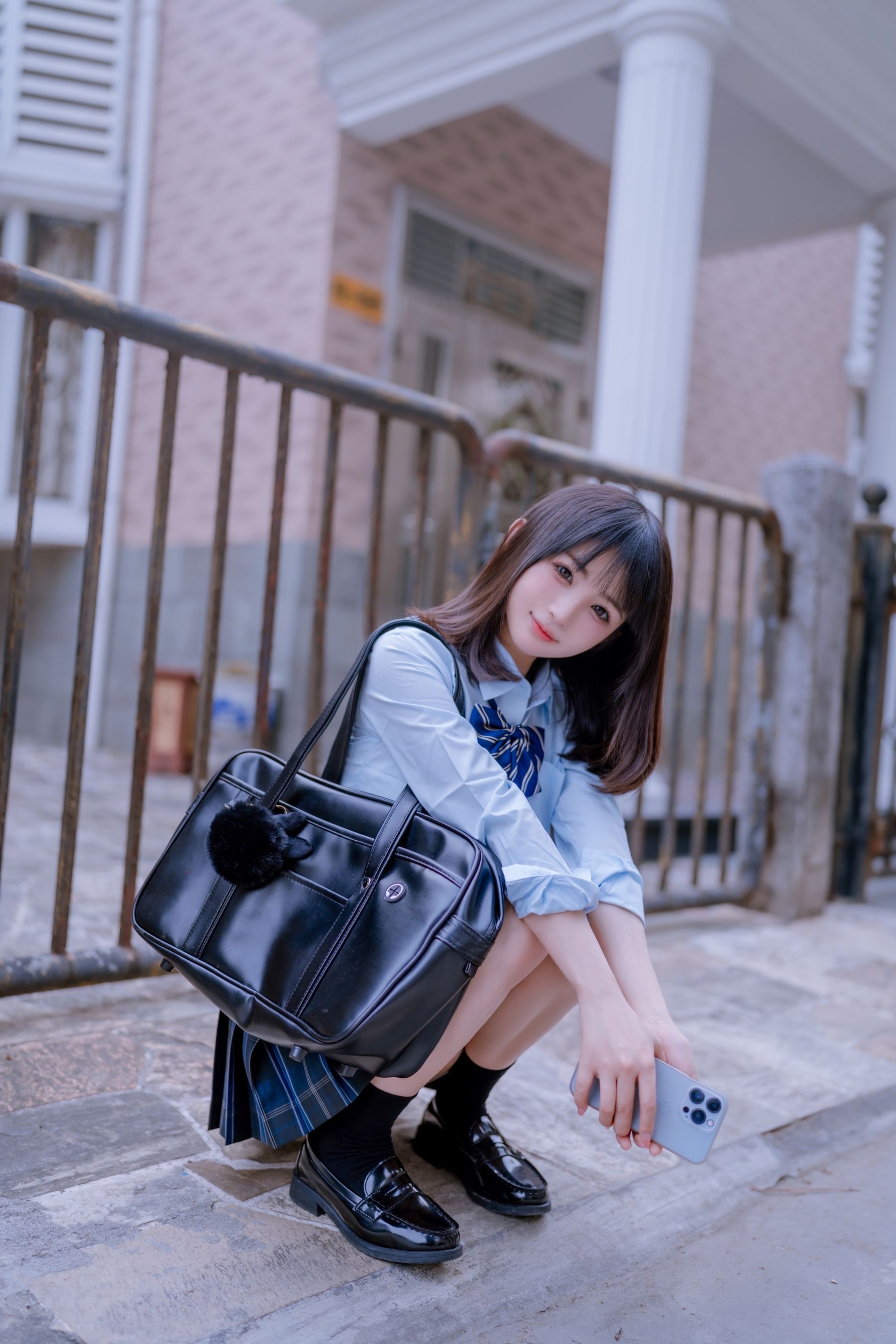 桜井宁宁 – JK之居家 [66P]