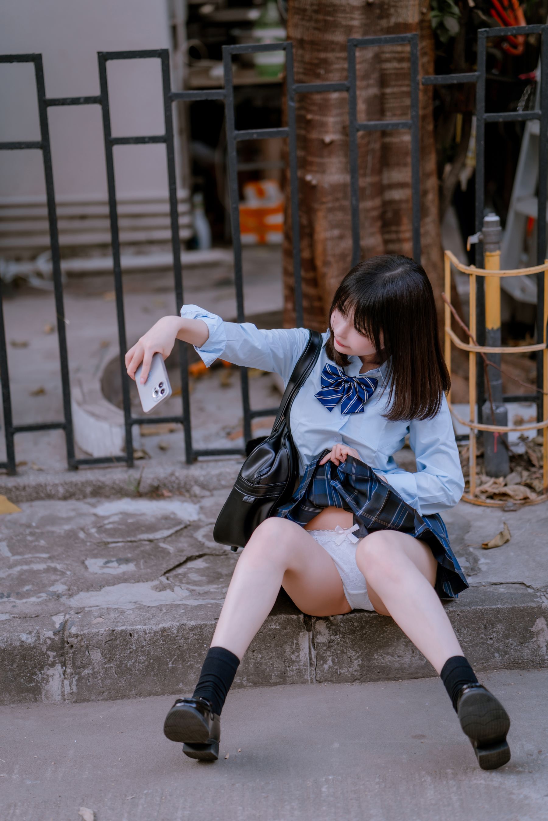 桜井宁宁 – JK之居家 [66P]