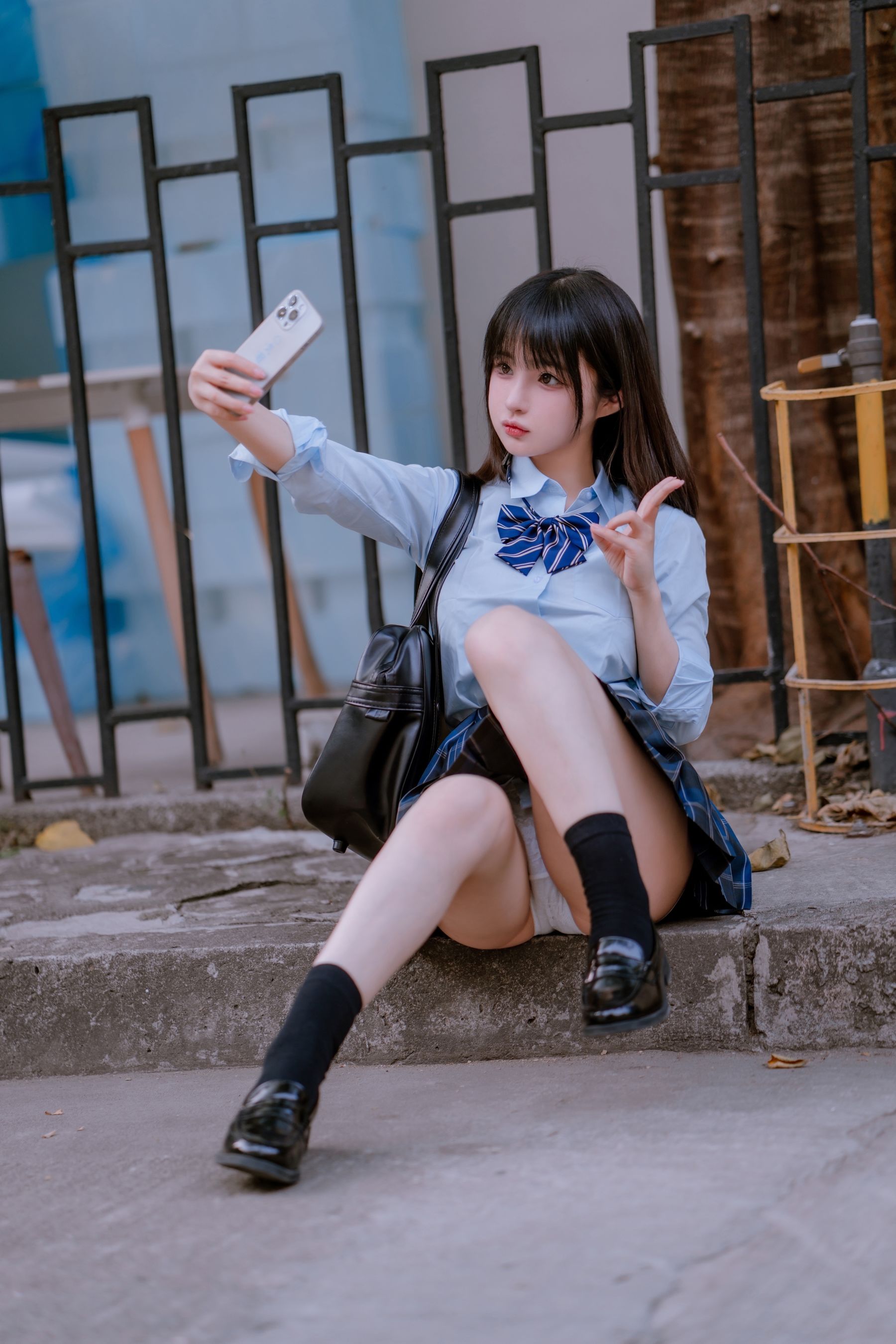 桜井宁宁 – JK之居家 [66P]