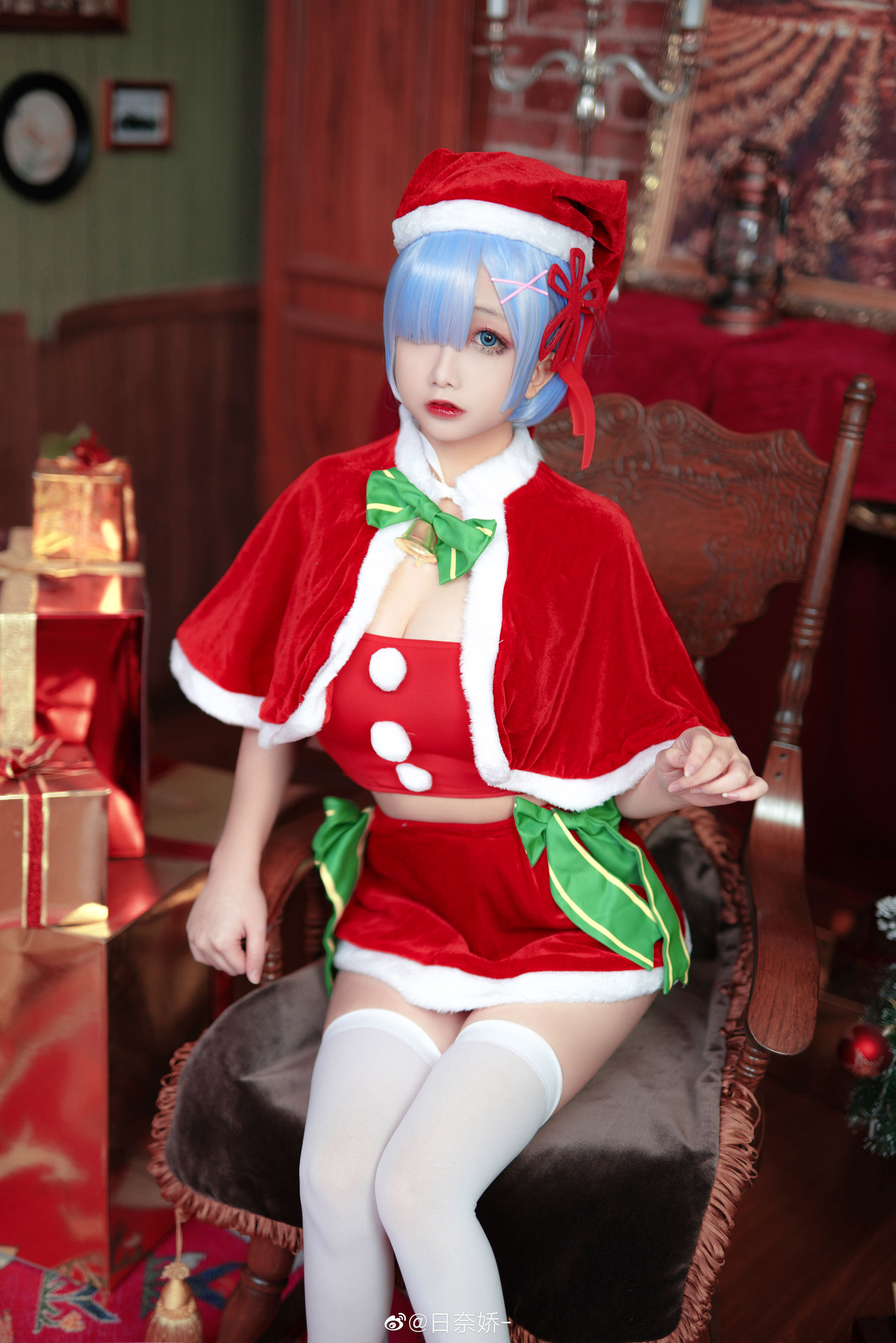 日奈娇 – 蕾姆圣诞 [9P]